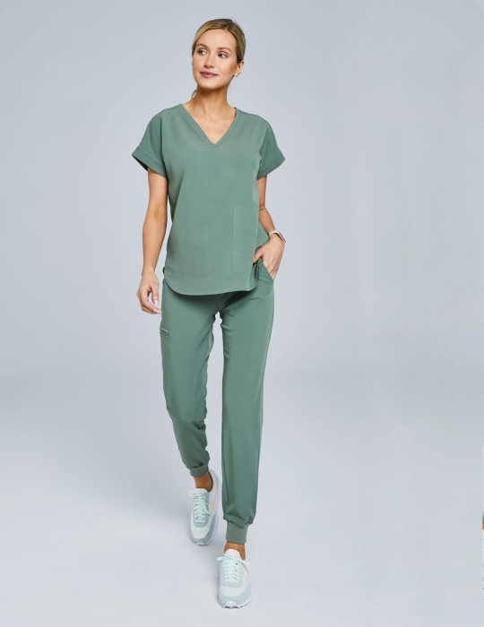 Spodnie Joggery Damskie - KHAKI