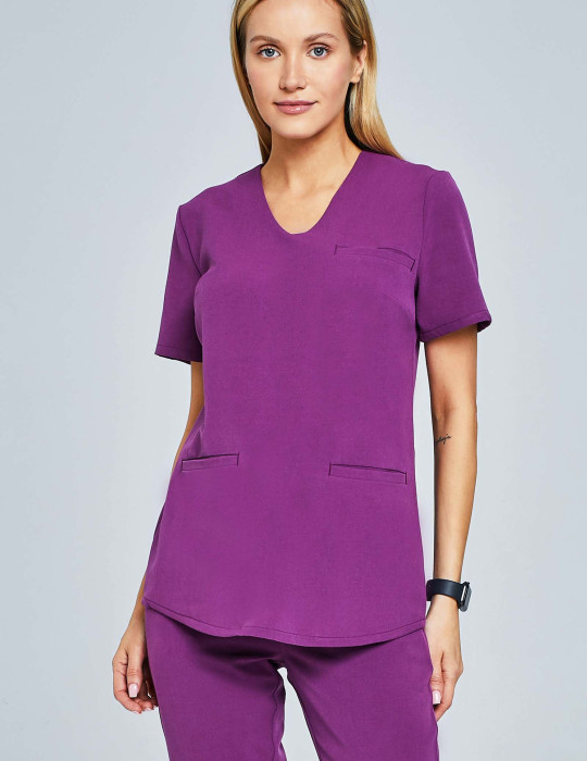 Bluza Medyczna Grace - GRAPE PURPLE