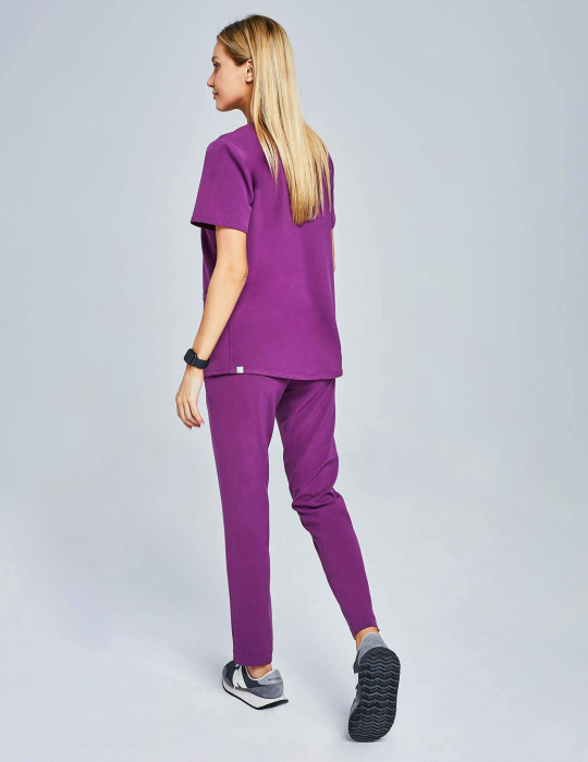 Spodnie Damskie Basic - GRAPE PURPLE