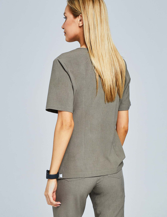 Bluza Medyczna Casy - DARK SAND