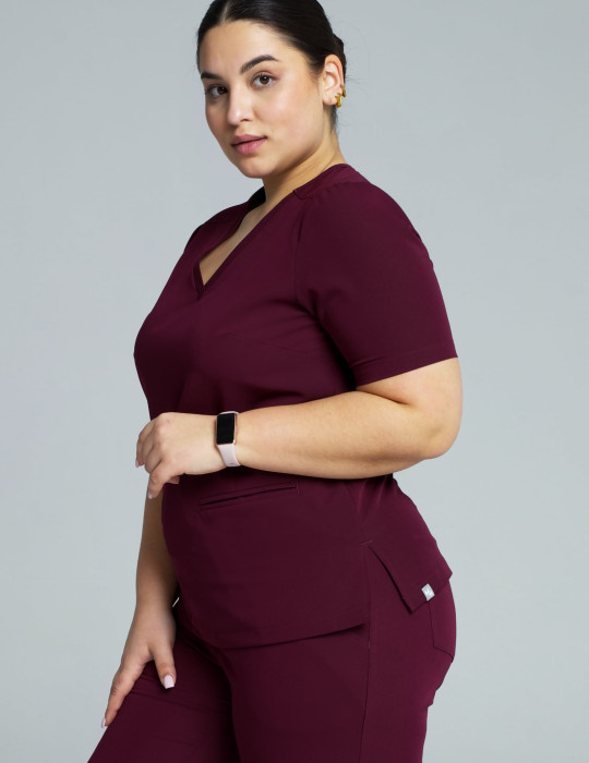 Bluza Damska Casy - BURGUNDY