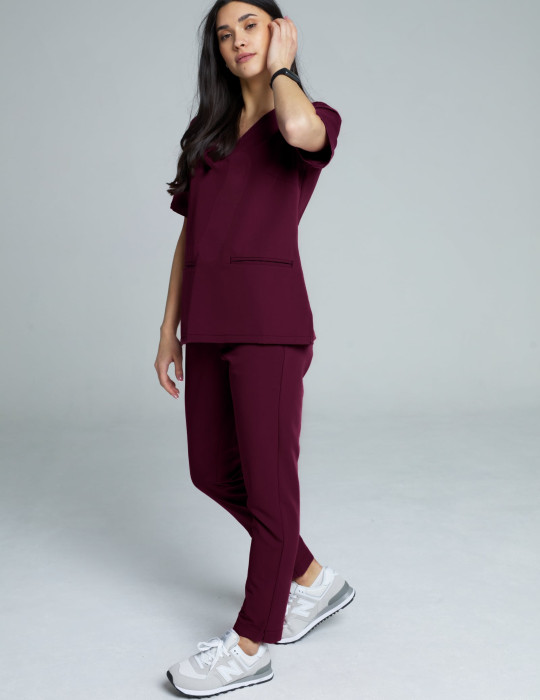 Bluza Damska Casy - BURGUNDY