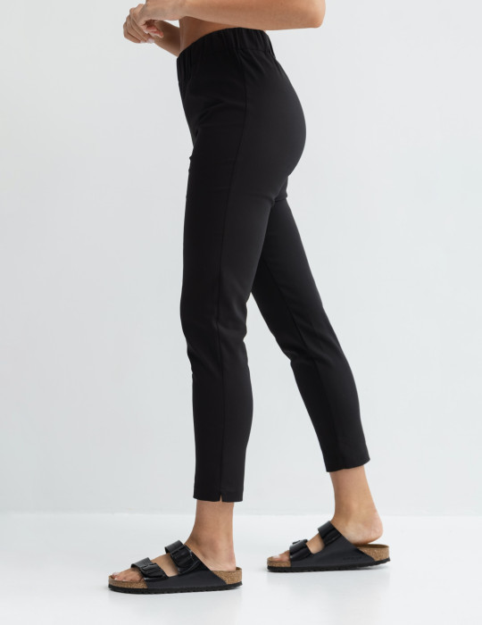 Női Orvosi Nadrág Slim Fit - TRUE BLACK