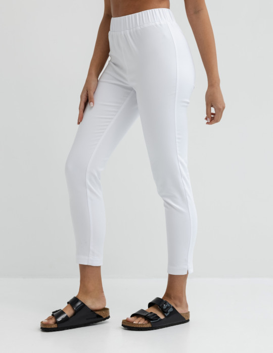 Női Orvosi Nadrág Slim Fit - WHITE