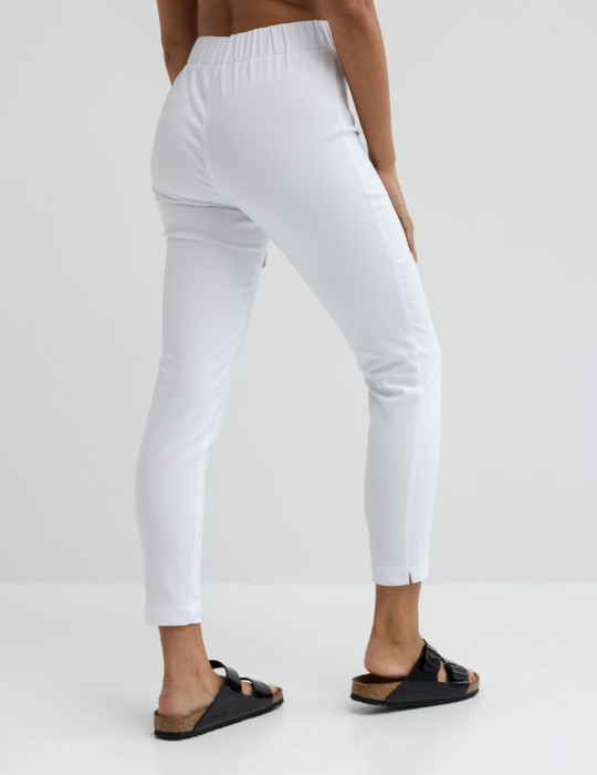 Női Orvosi Nadrág Slim Fit - WHITE