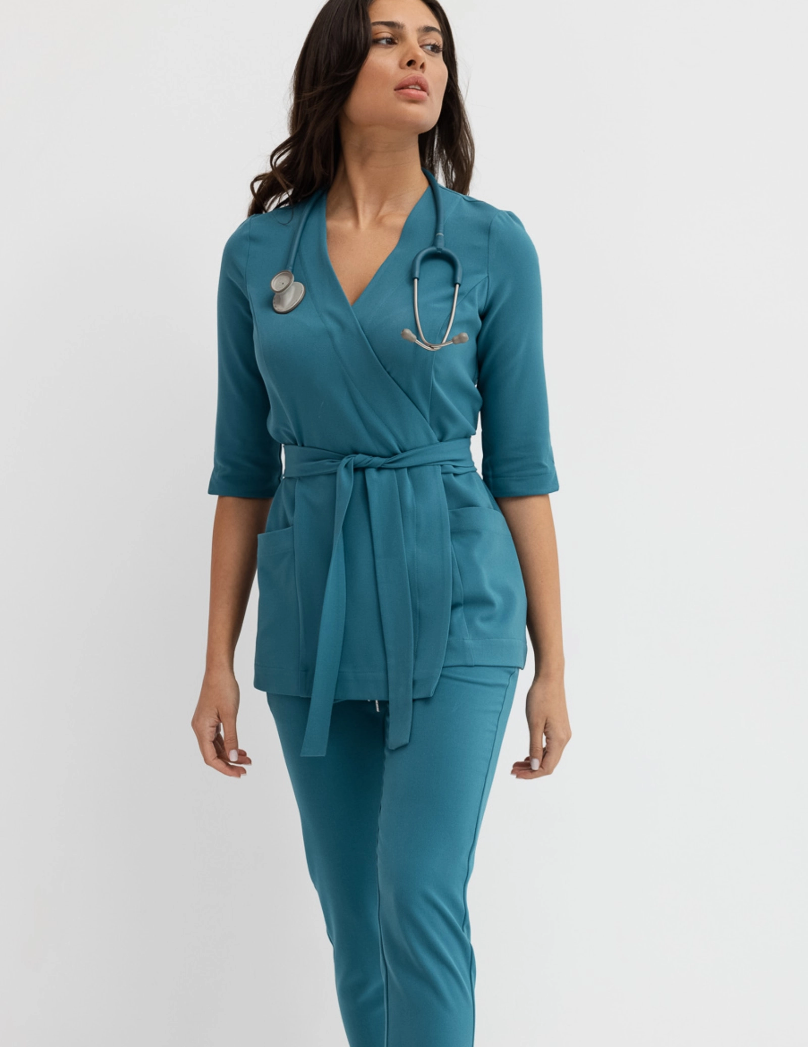 Női Orvosi Felső Kötős Rosalie - OCEAN BLUE