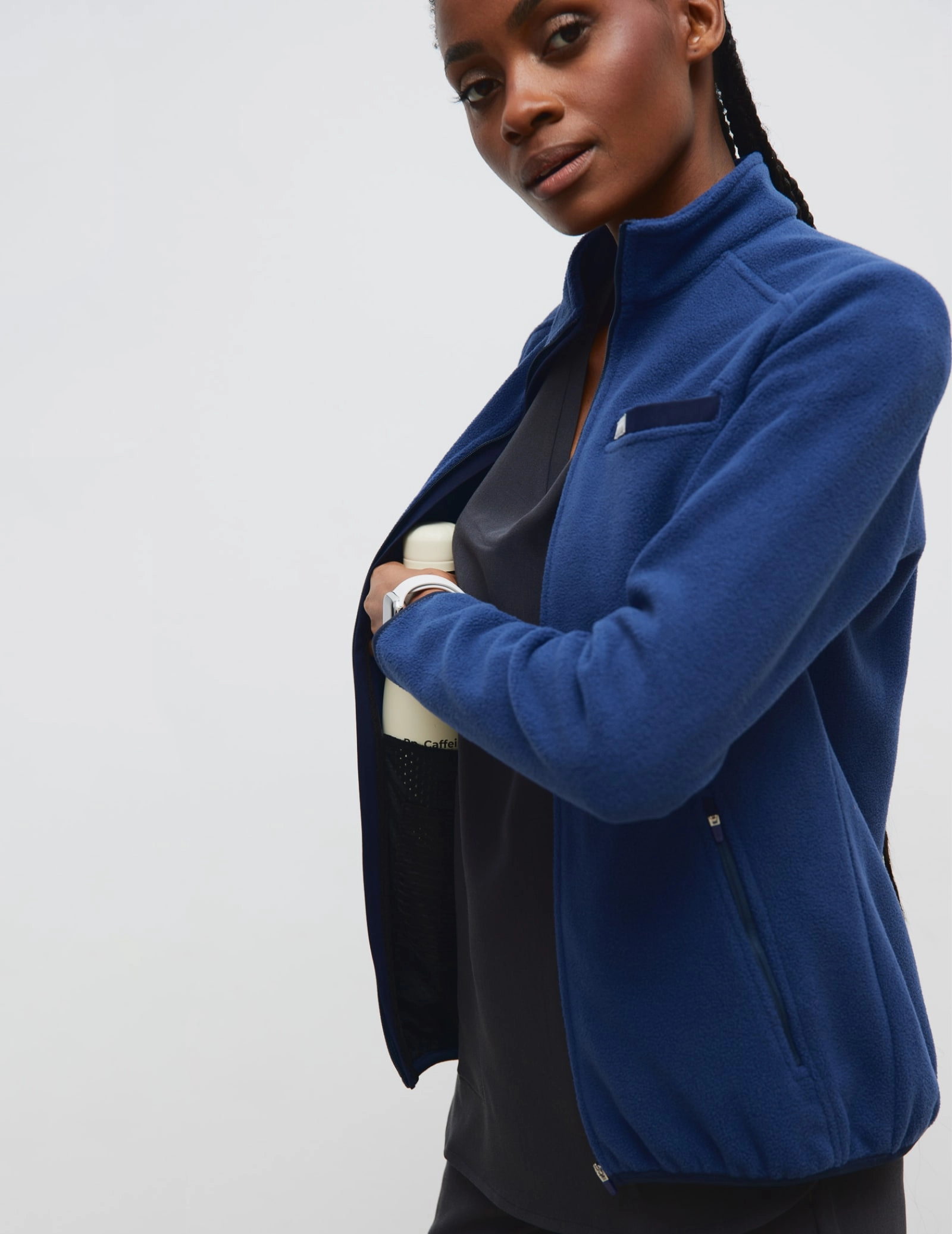 Női Polár Dzseki COZY HEAT - NAVY