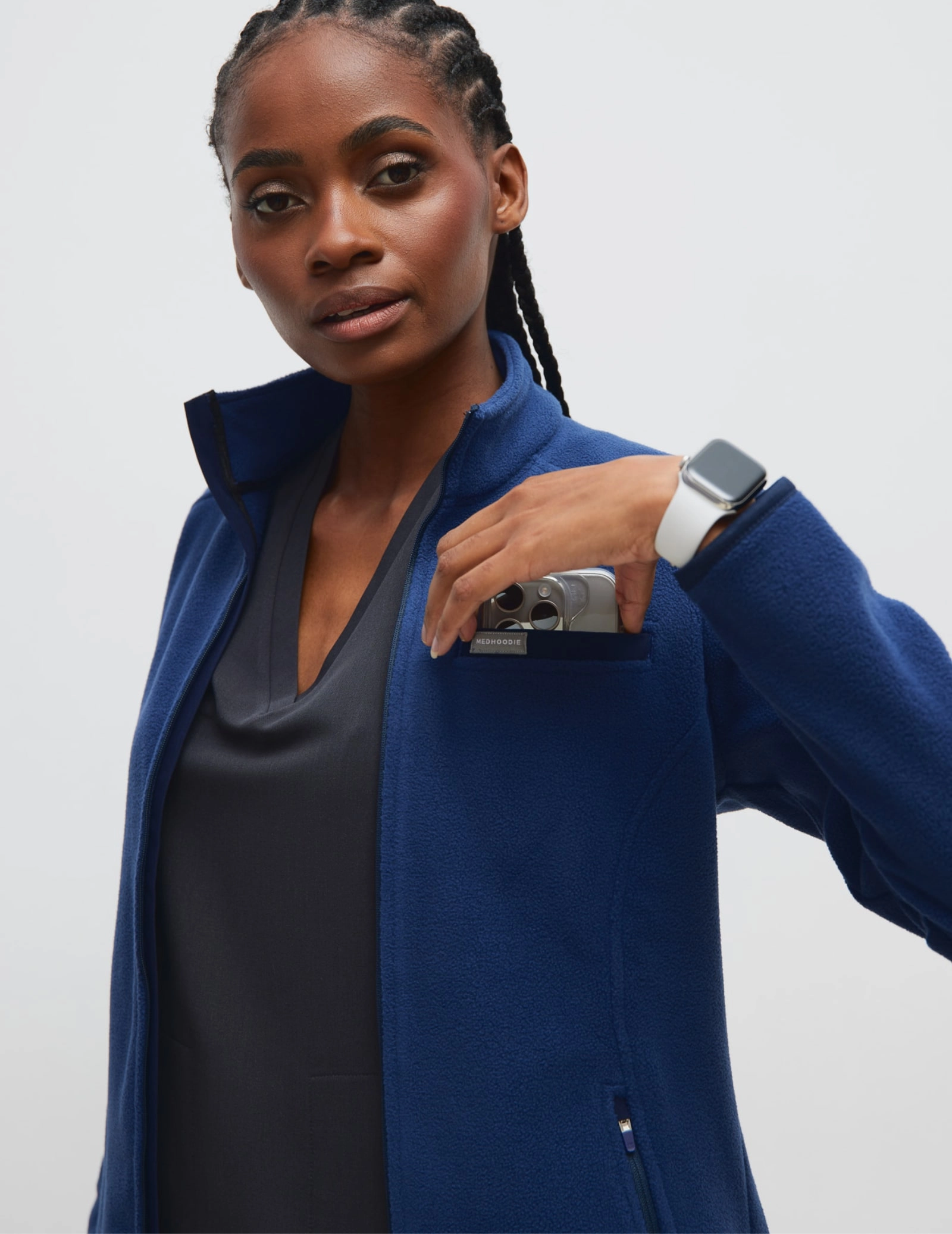 Női Polár Dzseki COZY HEAT - NAVY