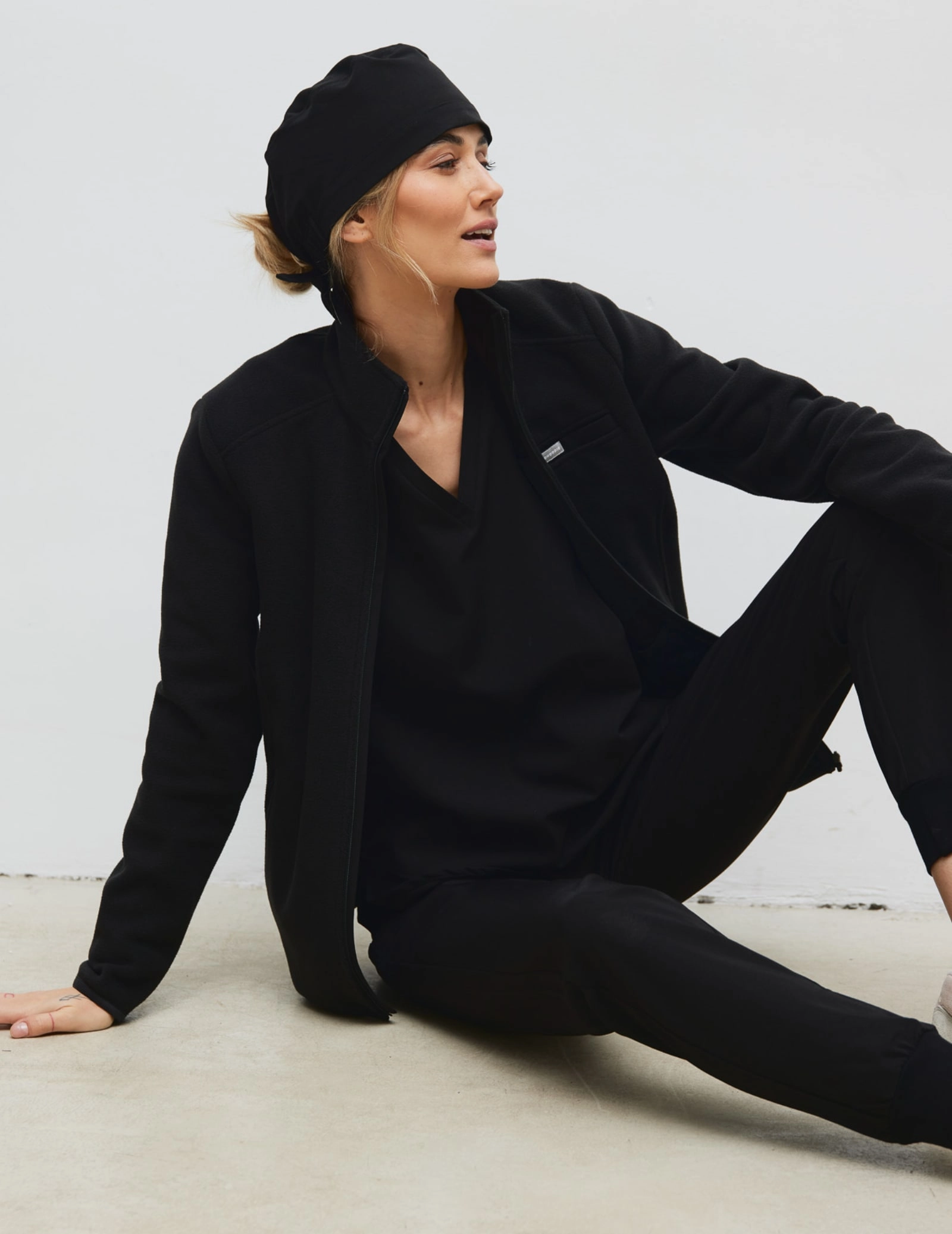 Női Polár Dzseki COZY HEAT - BLACK