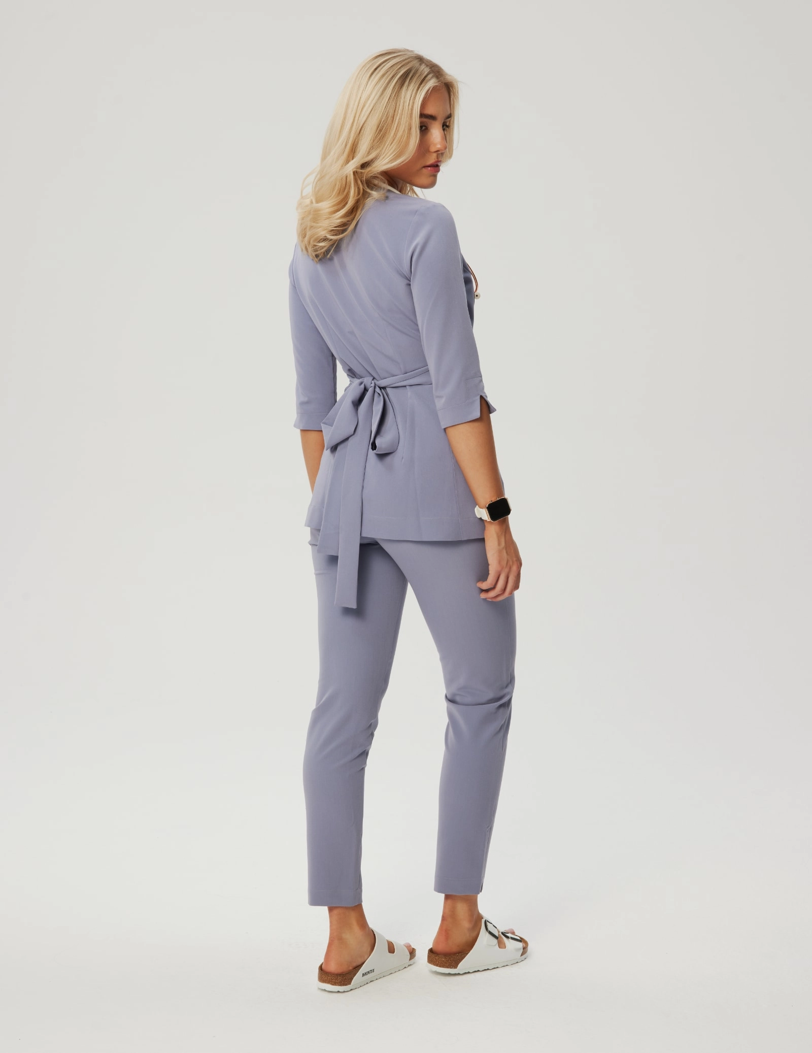 Női Orvosi Felső Kötős Rosalie - MILKY LAVENDER