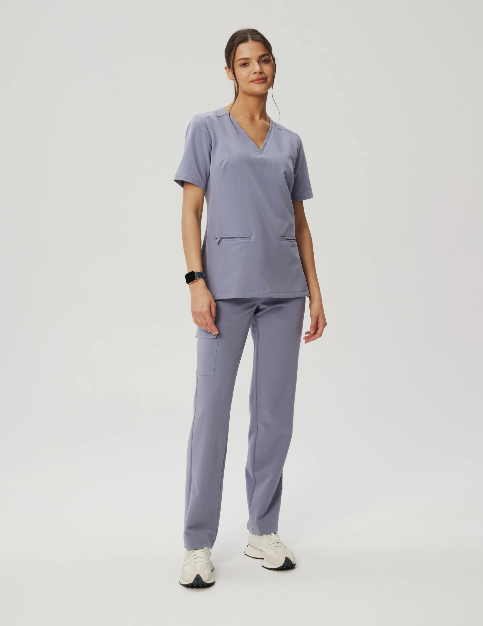 Női Orvosi Nadrág Yoga - MILKY LAVENDER