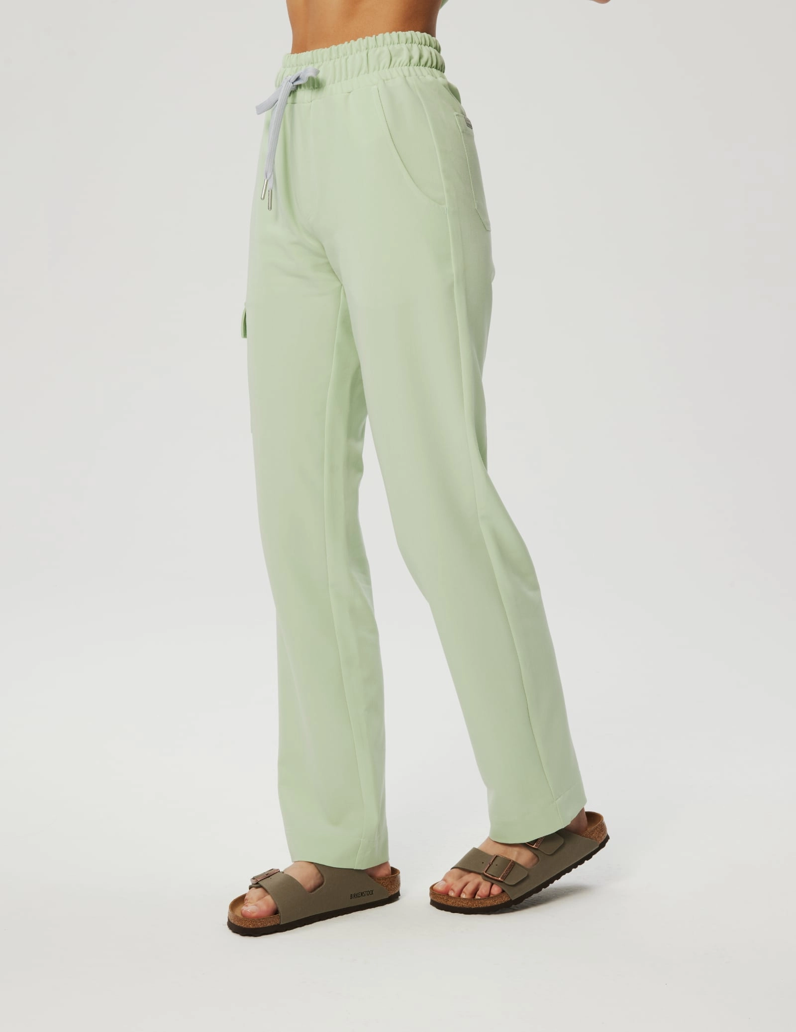 Női Orvosi Nadrág Yoga - MATCHA LATTE