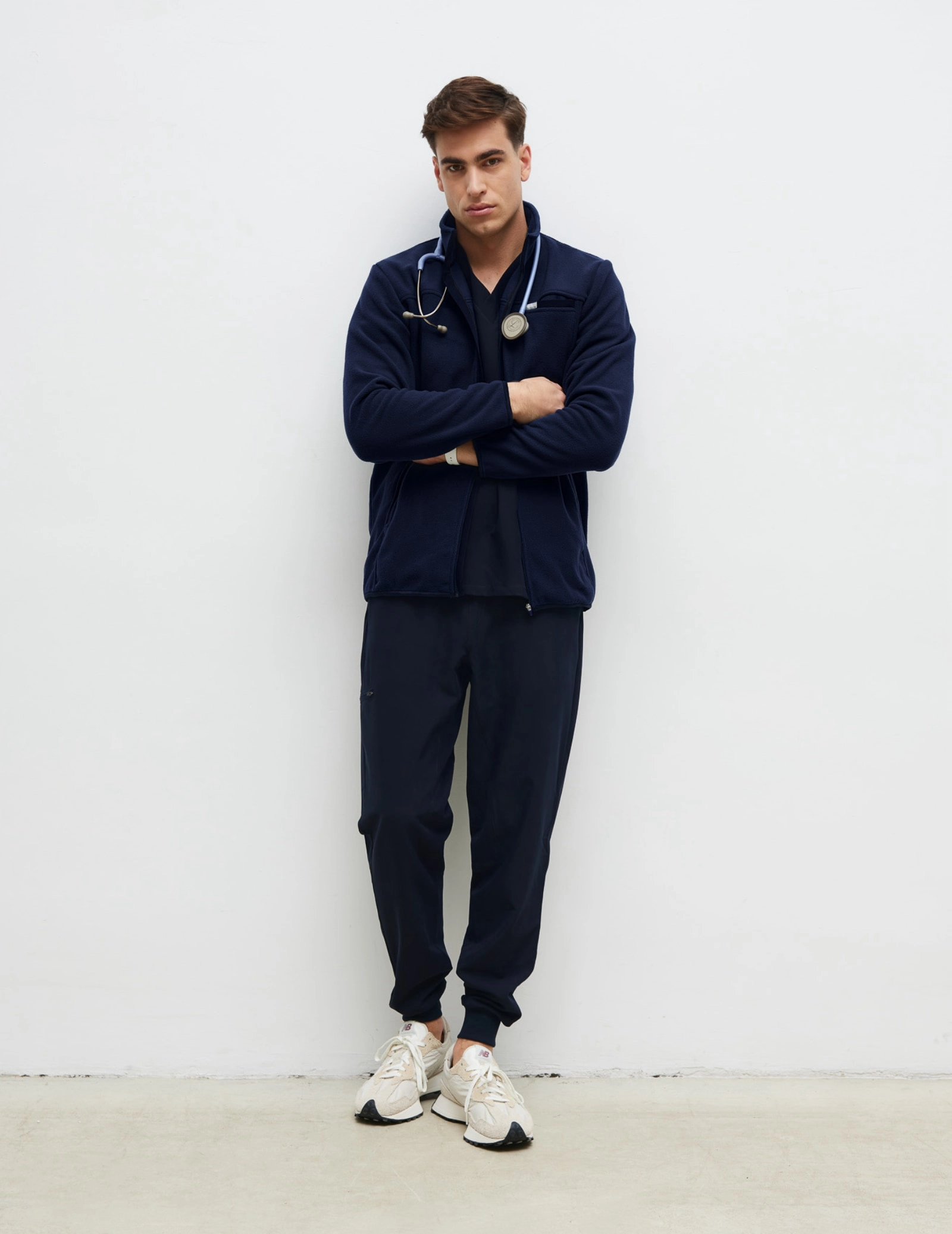 Férfi Polár Dzseki COZY HEAT - DARK NAVY