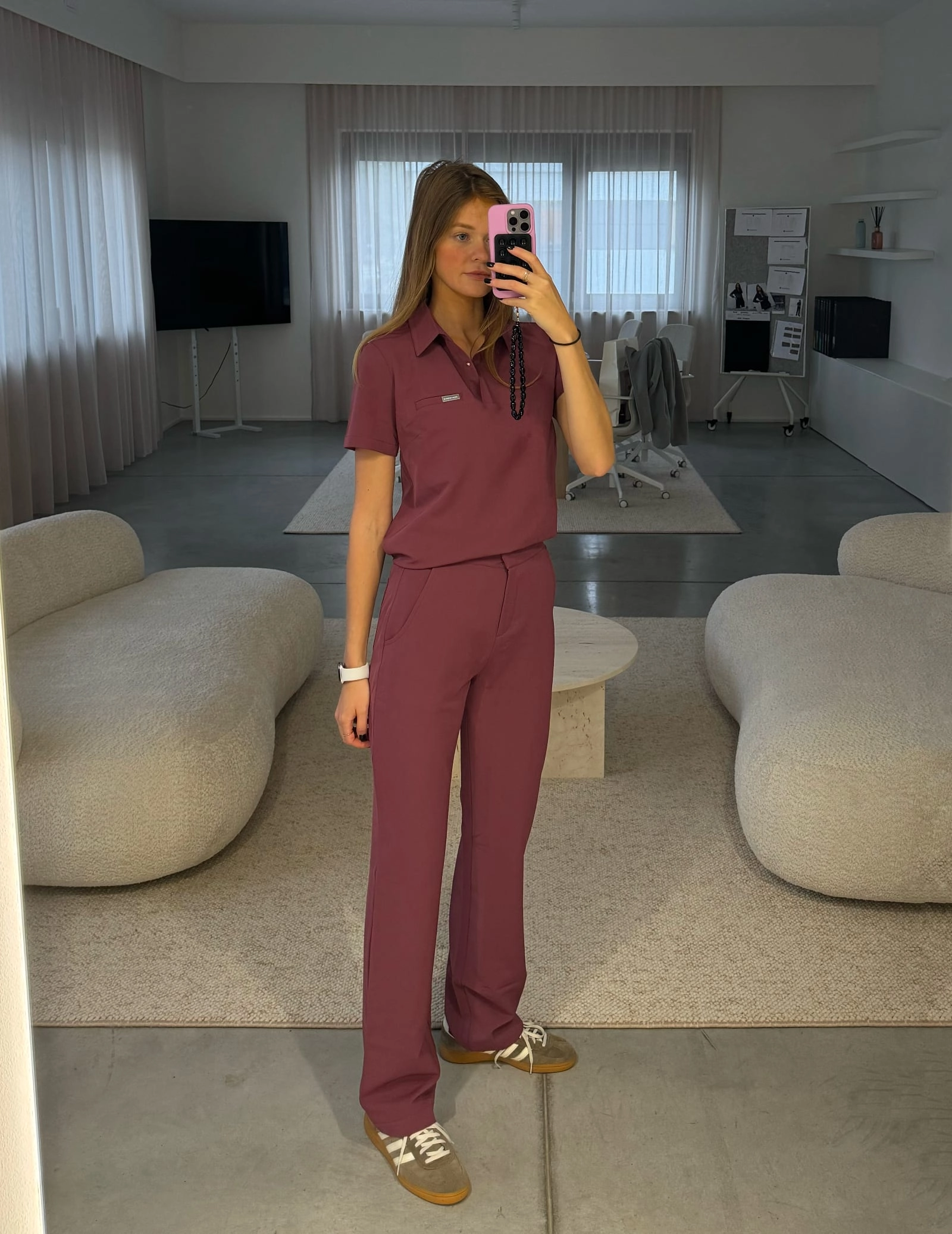 Női Orvosi Nadrág Tiffany - MULLED WINE