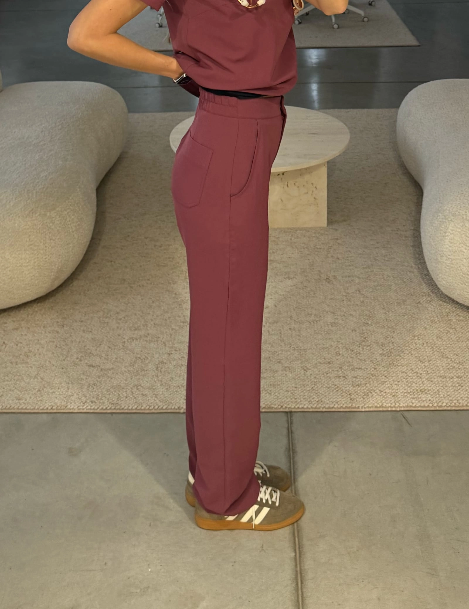 Női Orvosi Nadrág Tiffany - MULLED WINE