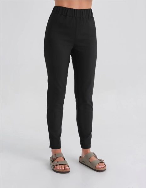 Női Orvosi Nadrág Slim Fit - TRUE BLACK