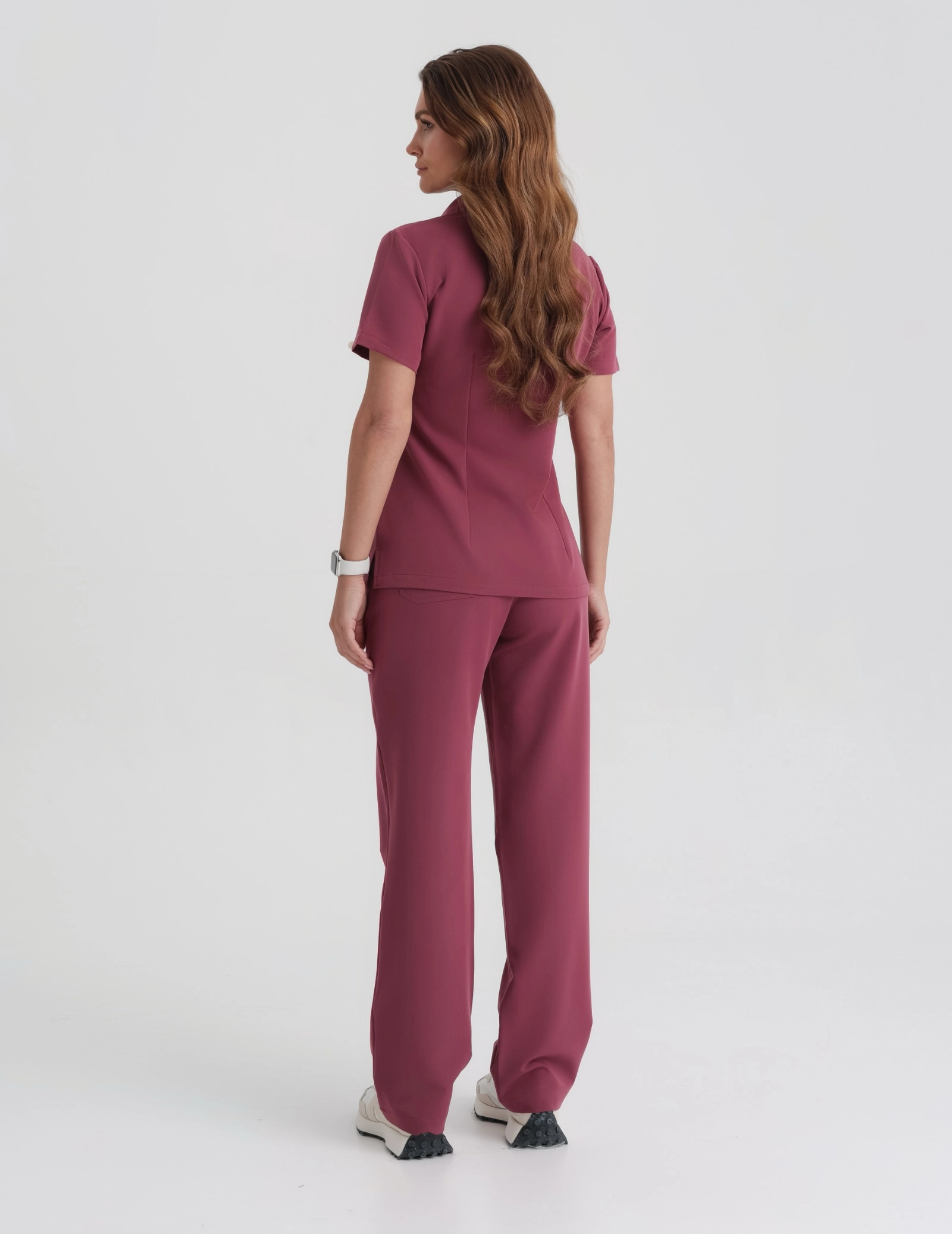 Női Orvosi Galléros Polo - MULLED WINE