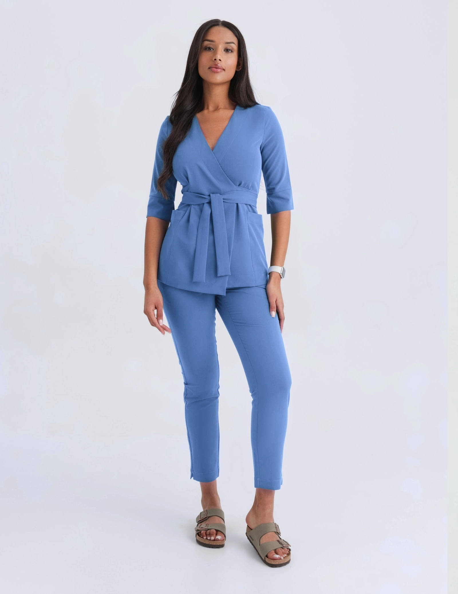 Női Orvosi Felső Kötős Rosalie - MARINA BLUE