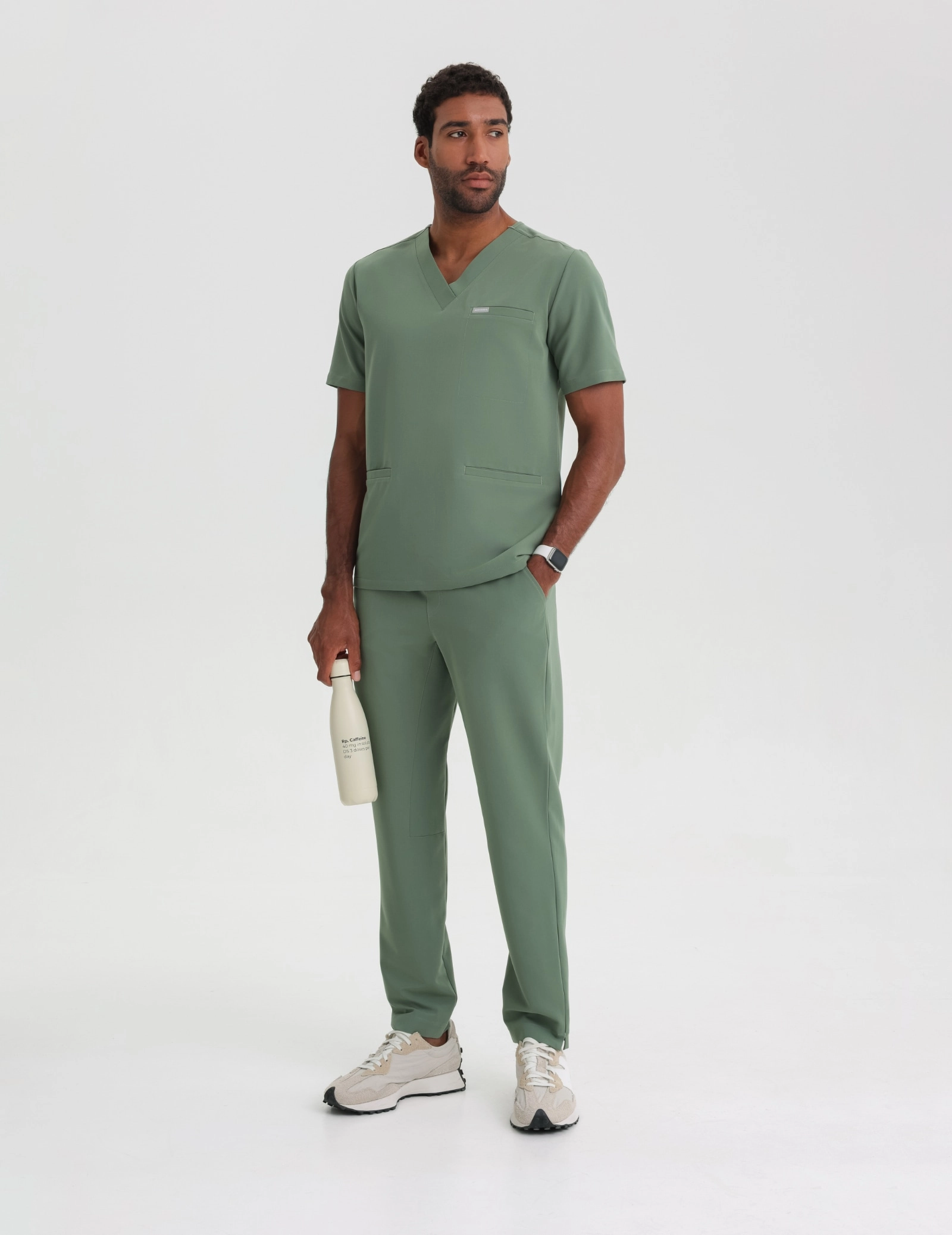 Férfi Orvosi Nadrág Basic - KHAKI