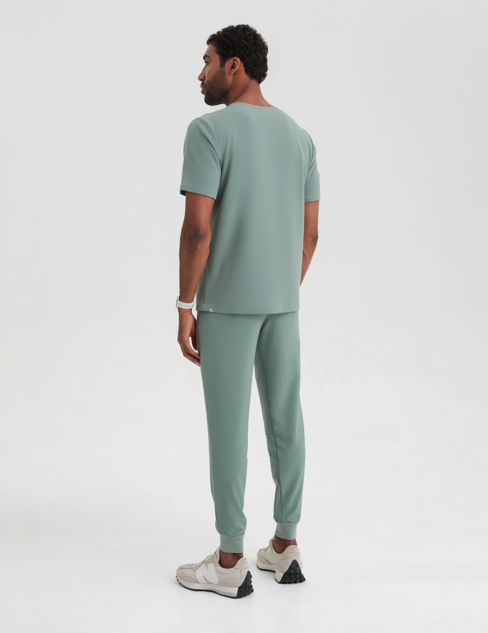 Férfi Orvosi Nadrág Jogger - DUSTY GREEN