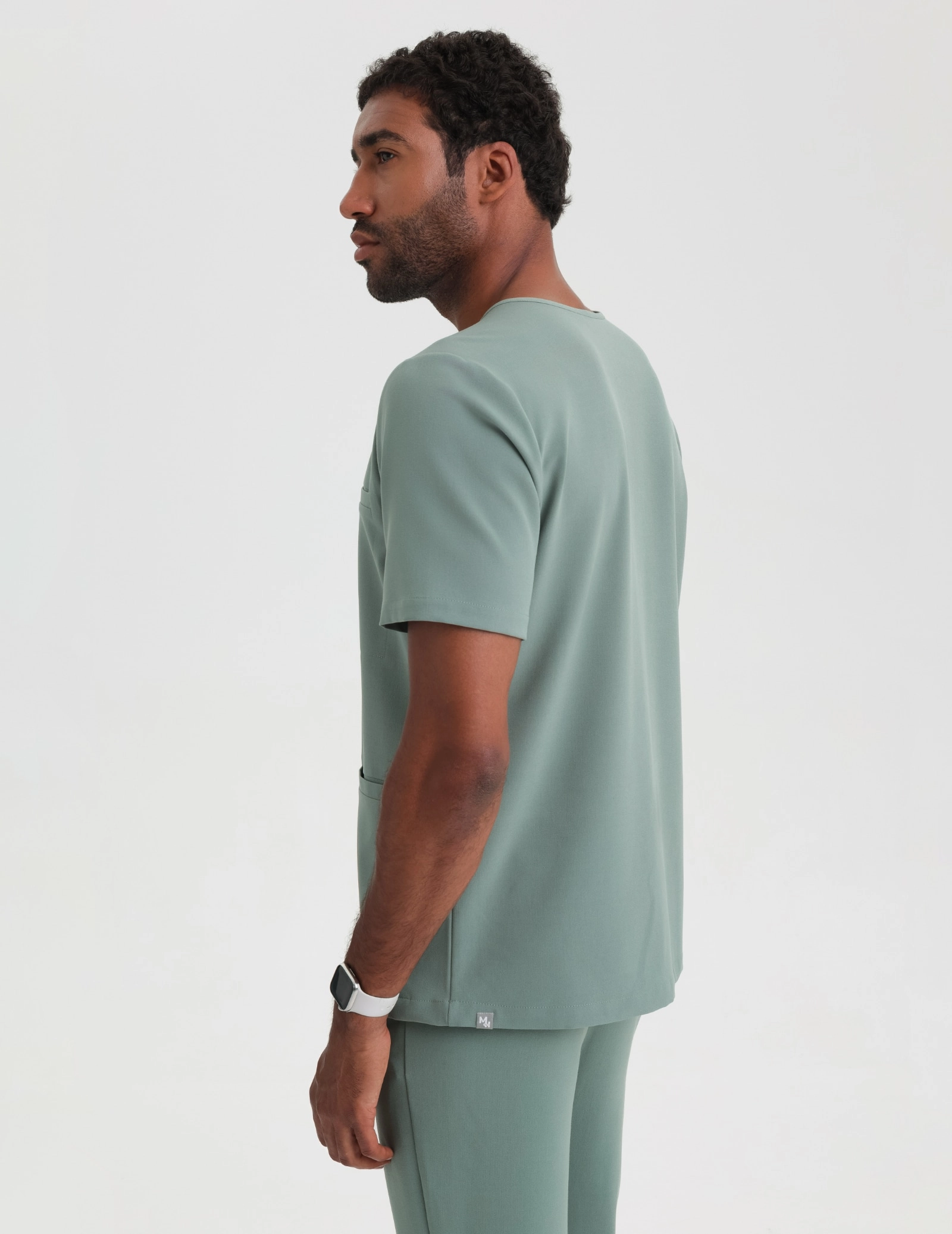 Férfi Orvosi Felső Birbal - DUSTY GREEN