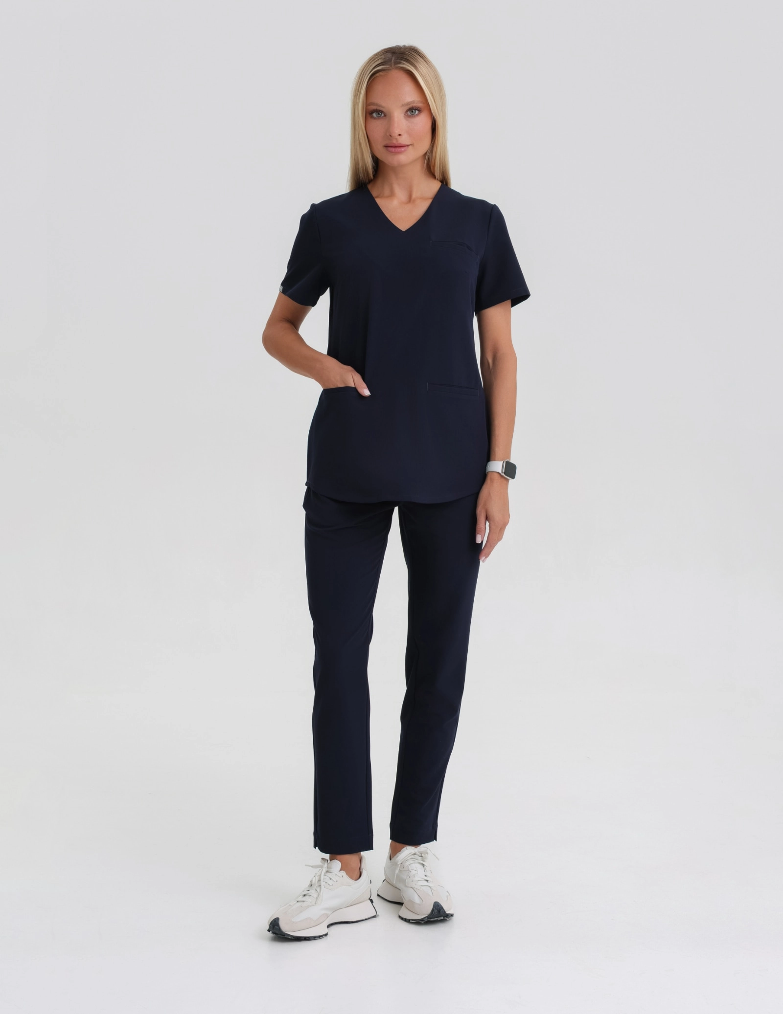 Női Orvosi Nadrág Basic - DARK NAVY