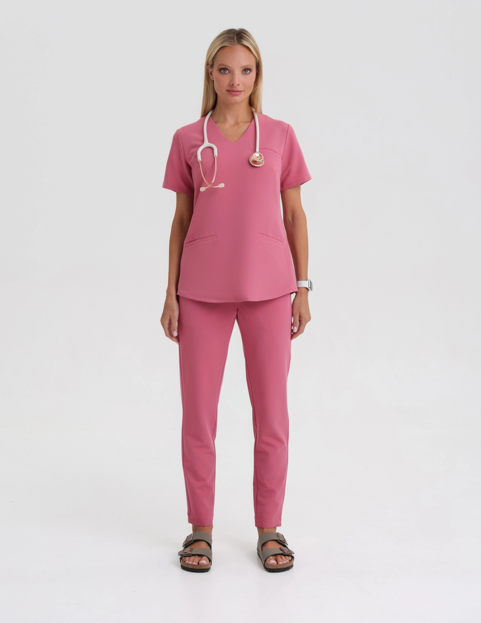 Női Orvosi Felső Grace - RASPBERRY CRUSH