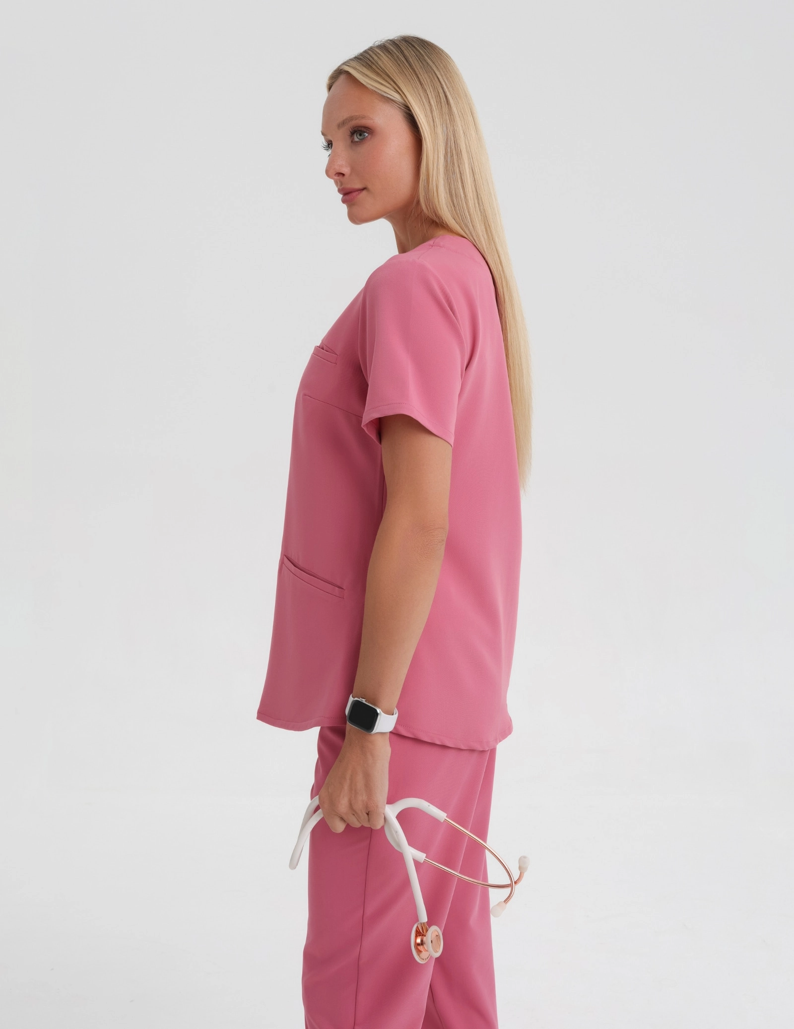 Női Orvosi Felső Grace - RASPBERRY CRUSH