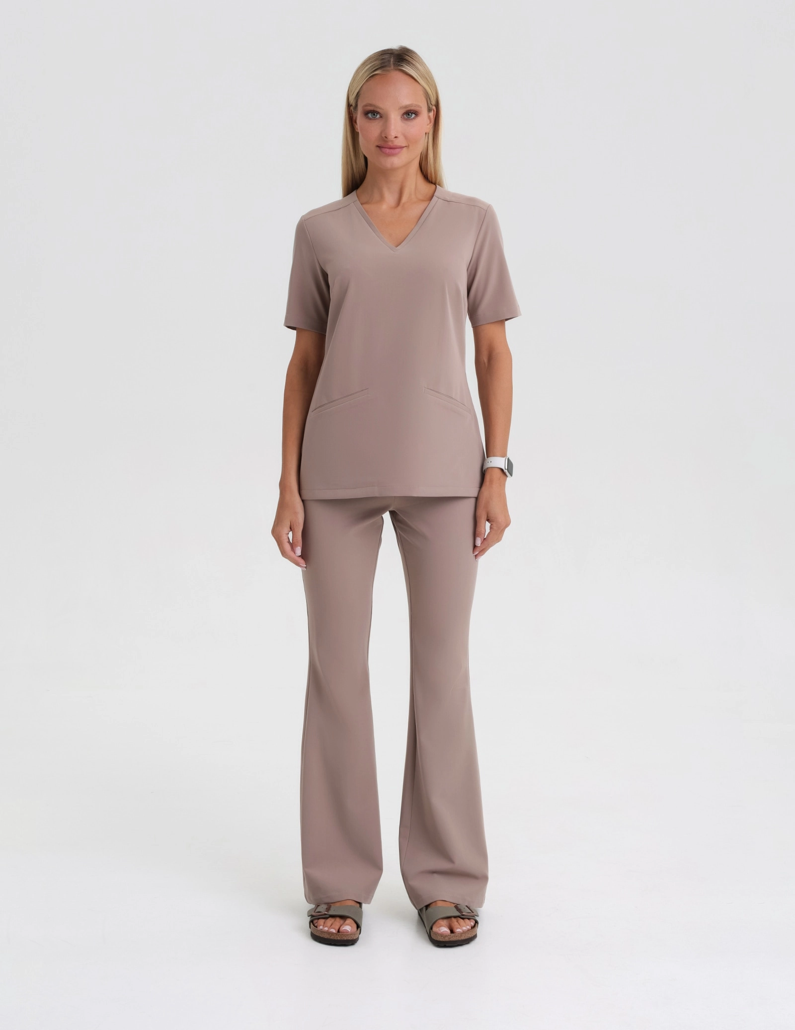 Női Orvosi Felső Casy - BEIGE