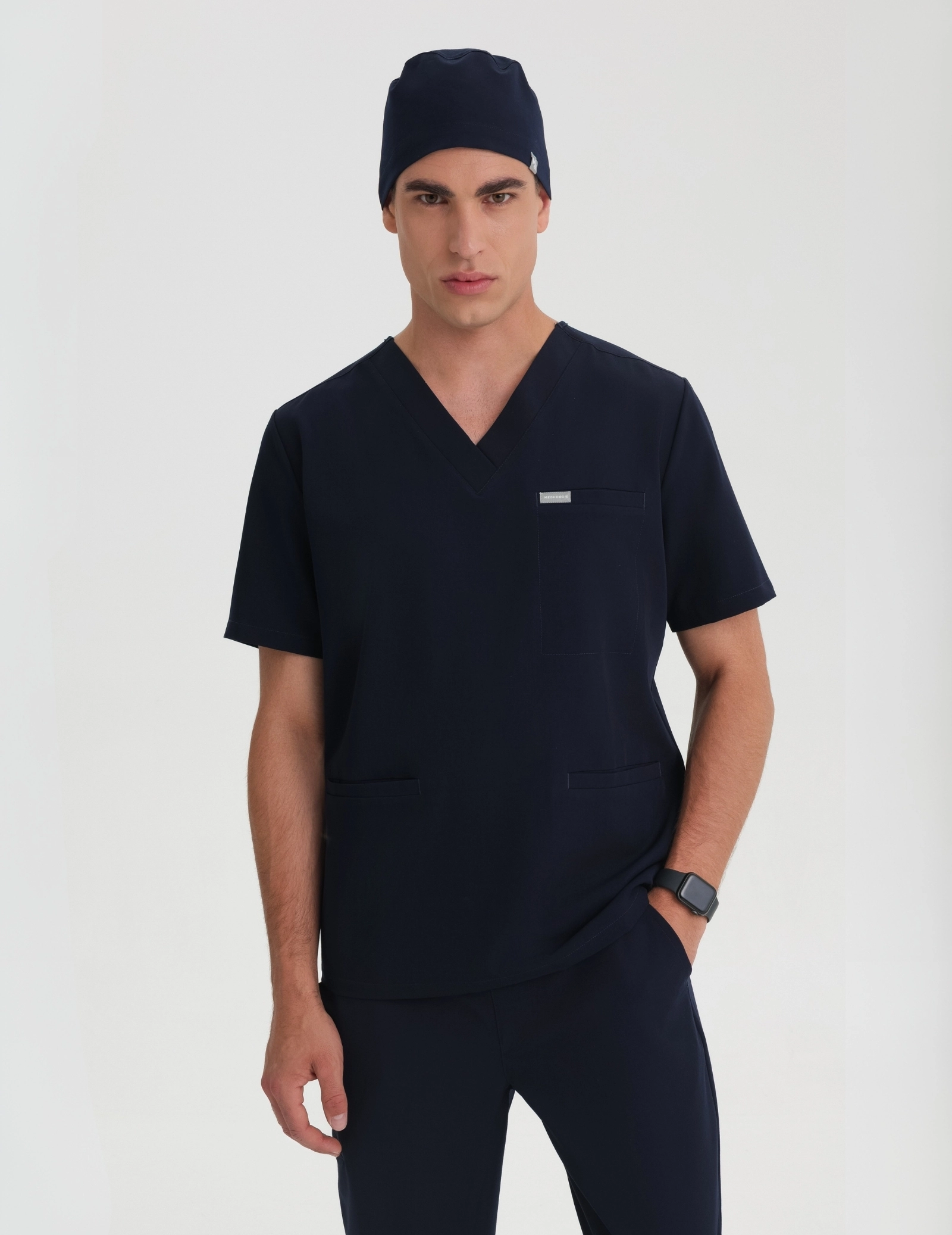 Férfi Orvosi Nadrág Basic - DARK NAVY