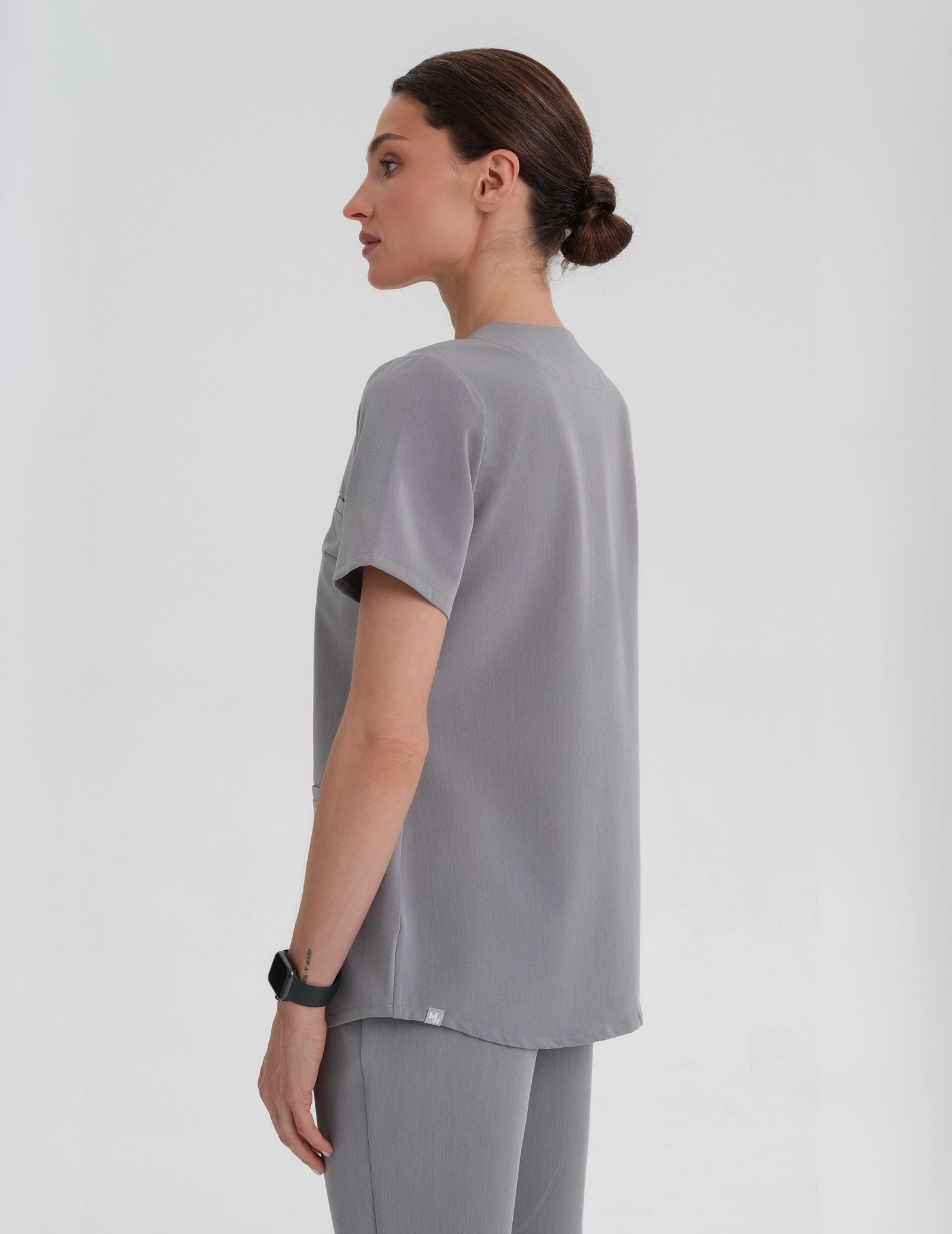 Női Orvosi Felső Grace - SHARK GRAY