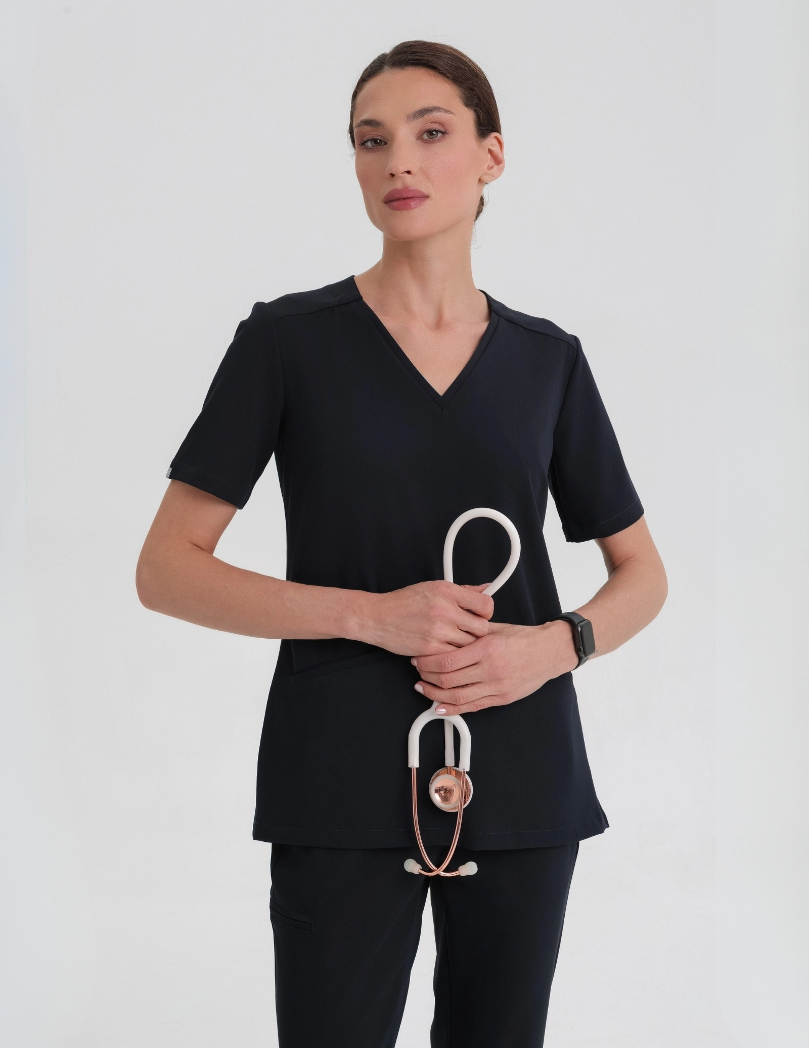 Női Orvosi Felső Casy - MIDNIGHT BLUE