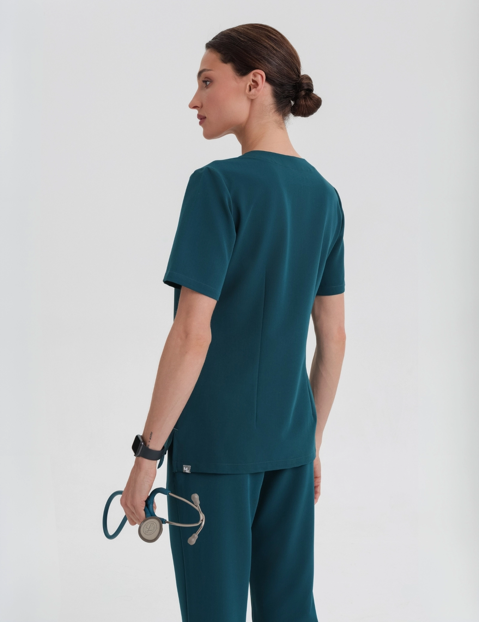 Női Orvosi Felső Casy - DEEP GREEN
