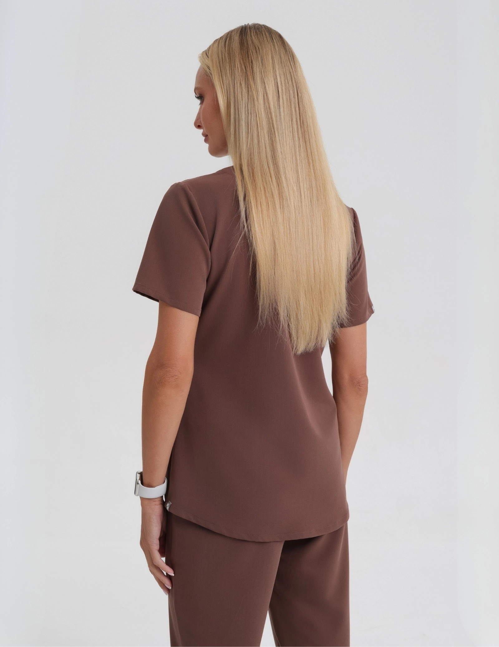 Női Orvosi Felső Grace - MILKY BROWN