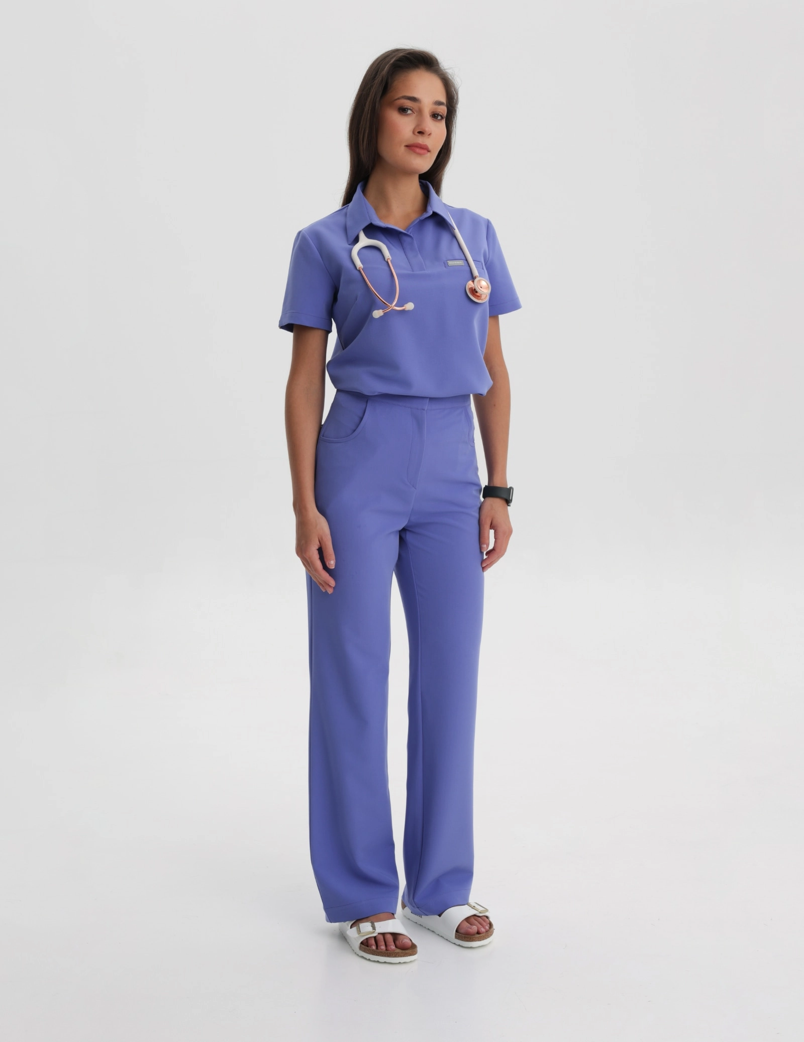 Női Orvosi Nadrág Tiffany - DENIM BLUE