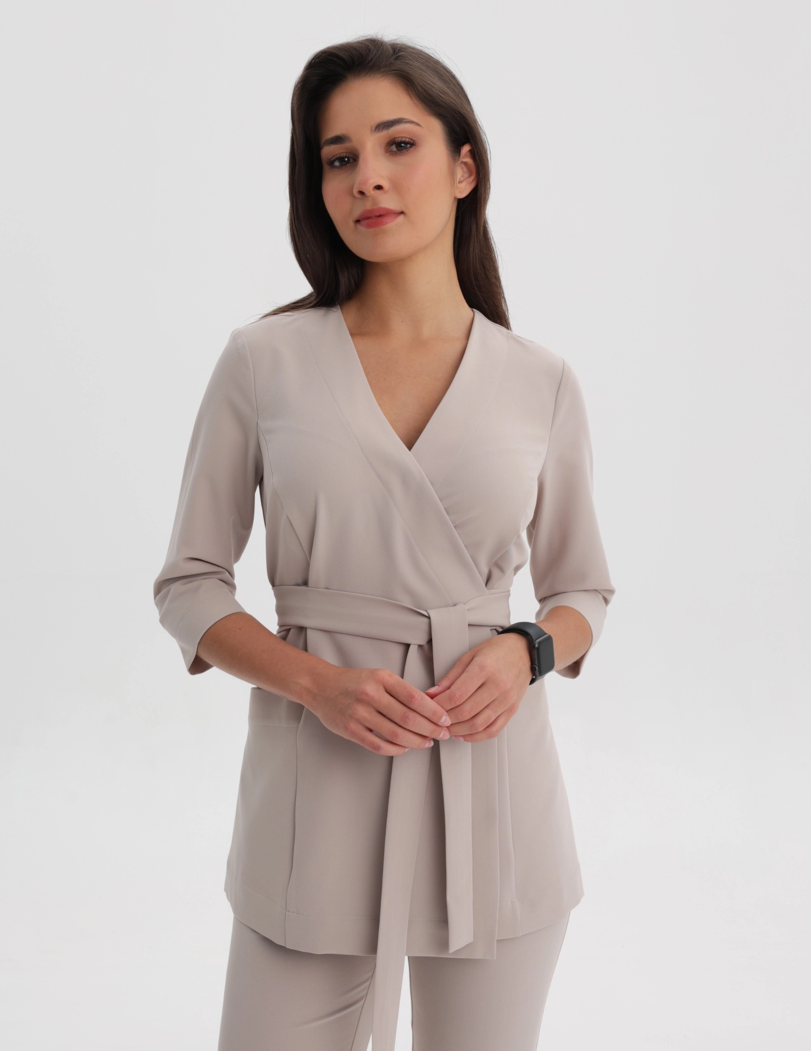 Női Orvosi Felső Kötős Rosalie - COCONUT