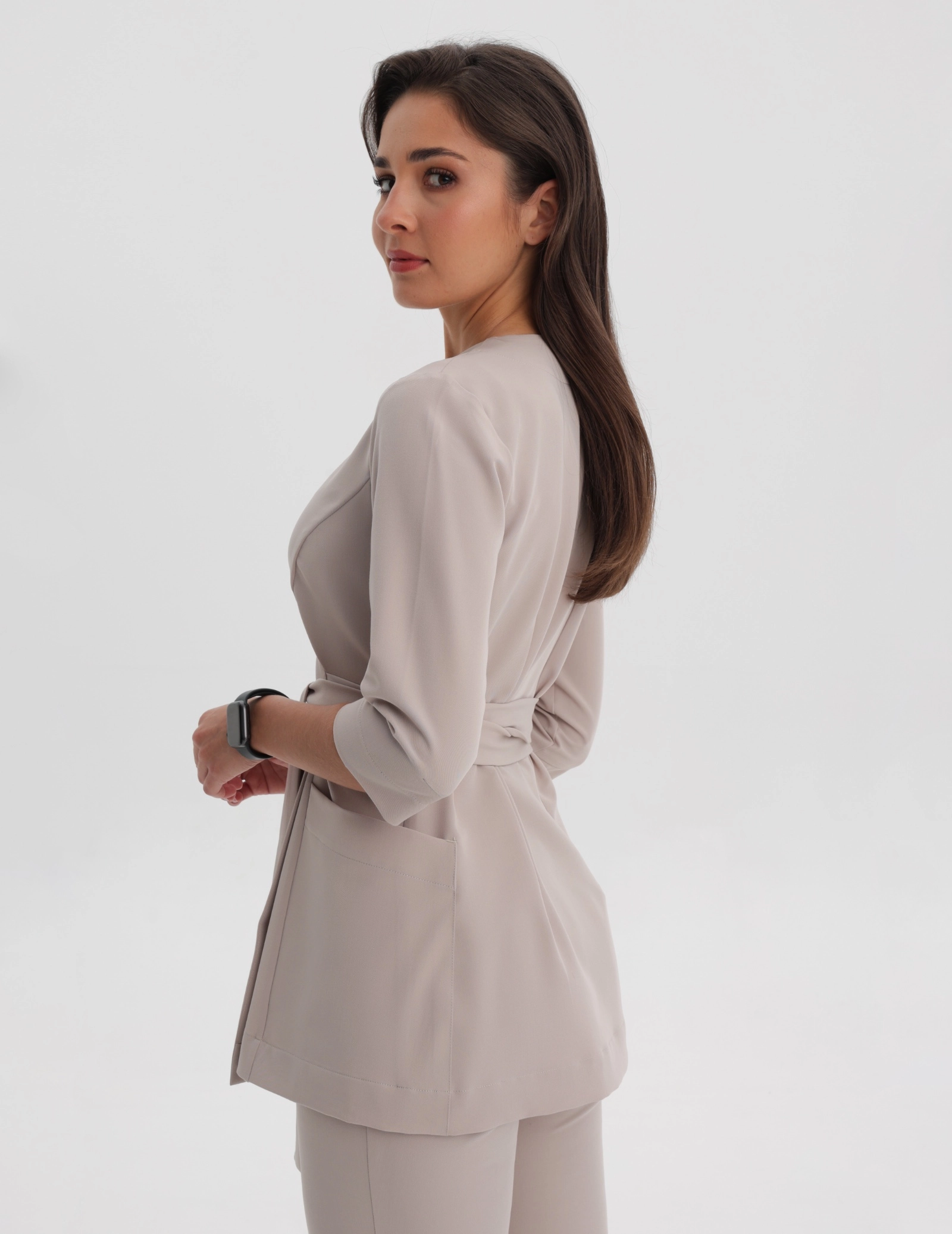 Női Orvosi Felső Kötős Rosalie - COCONUT