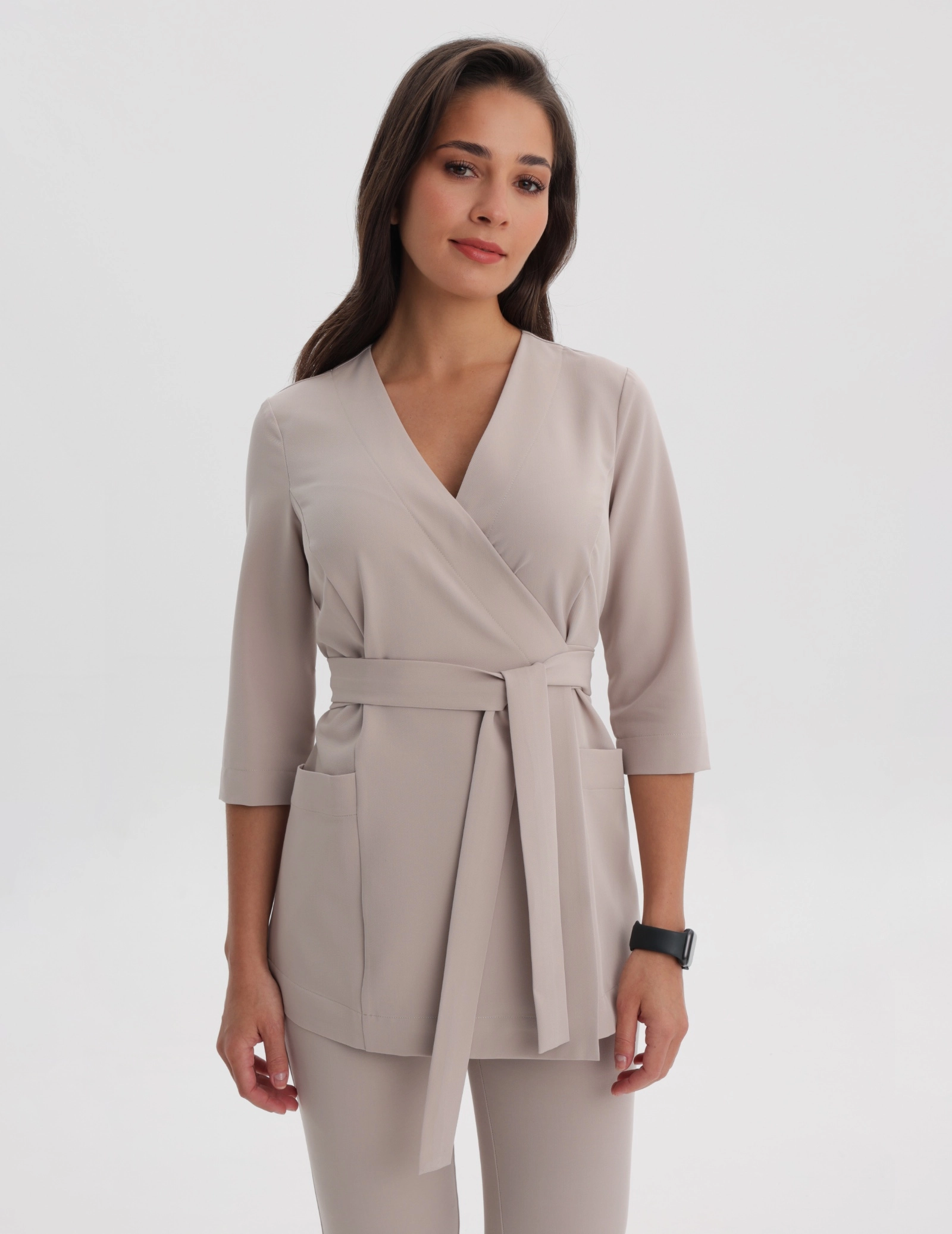 Női Orvosi Felső Kötős Rosalie - COCONUT