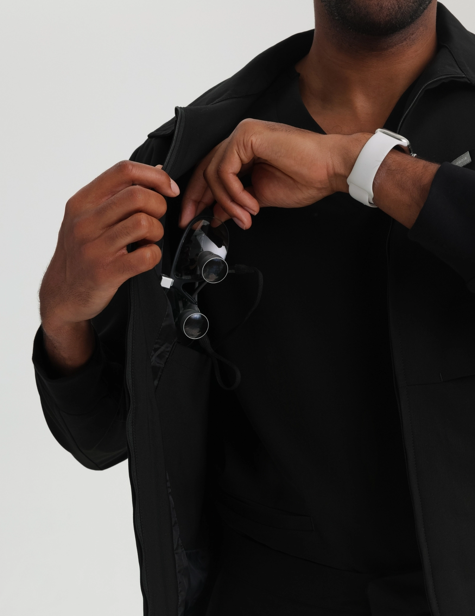 Hunter Férfi Orvosi Dzseki - Black