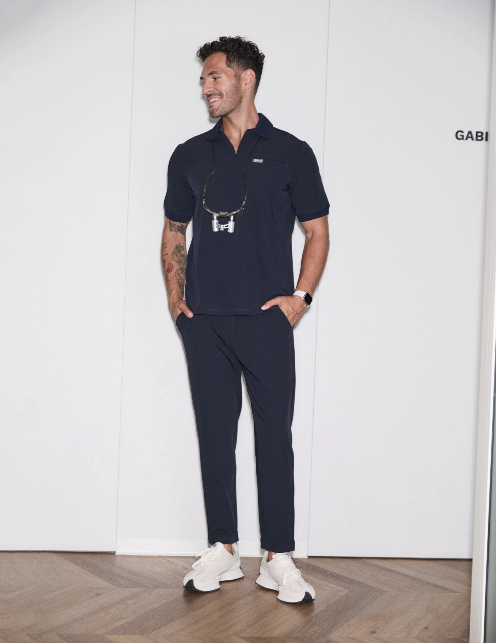 Férfi Orvosi Nadrág Chinos – MIDNIGHT BLUE