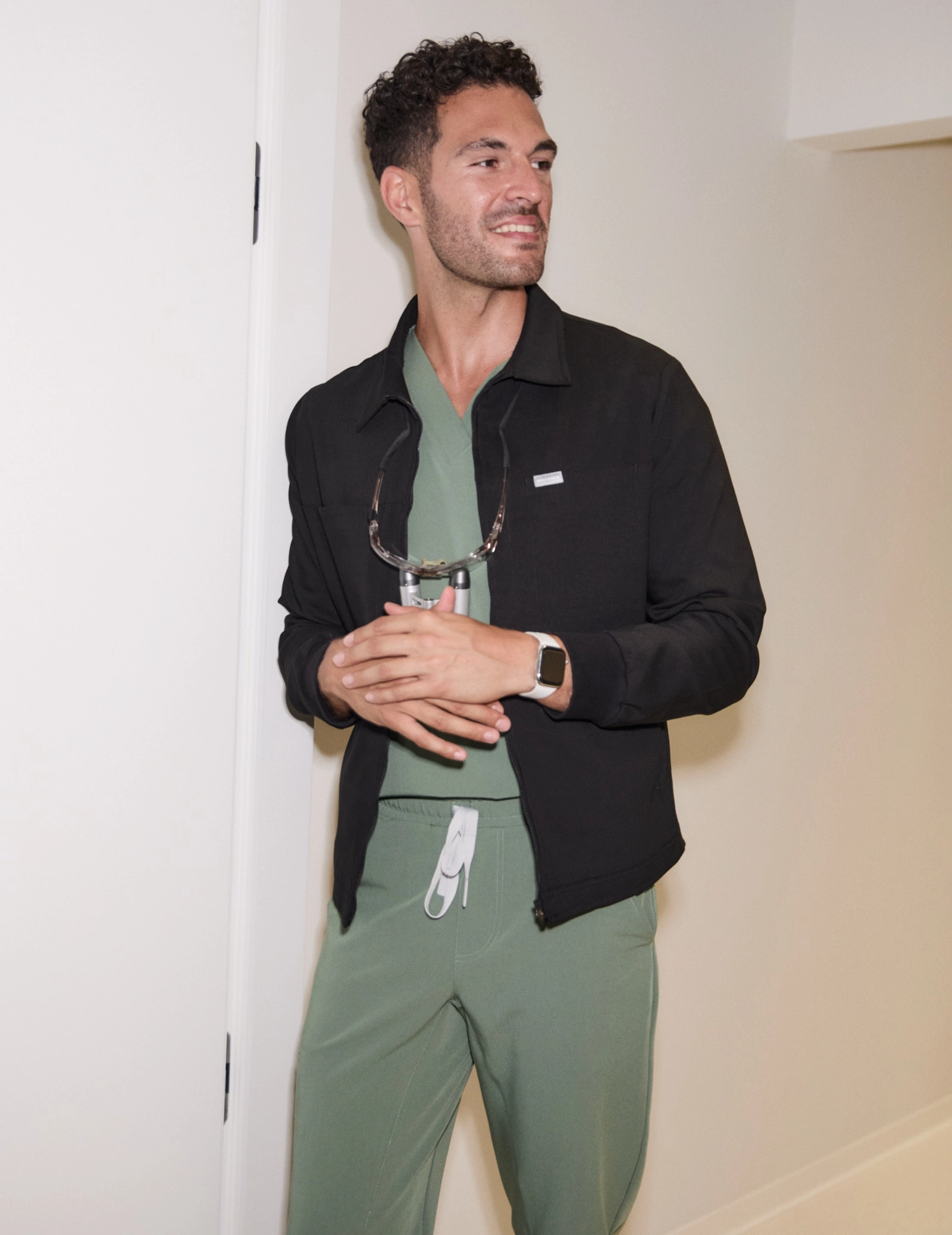 Hunter Férfi Orvosi Dzseki - Black