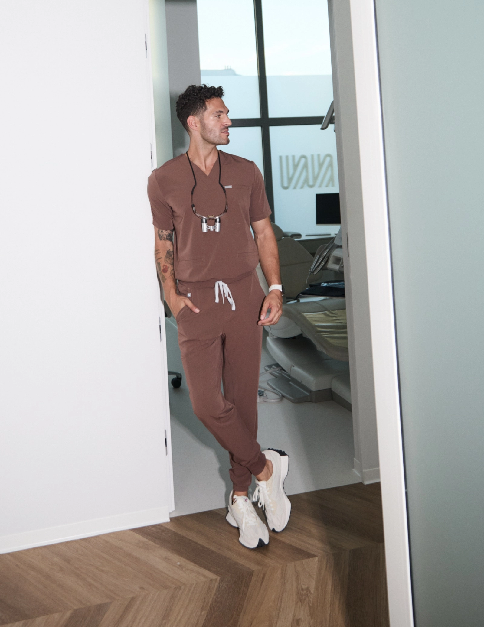 Férfi Orvosi Felső Birbal - MILKY BROWN