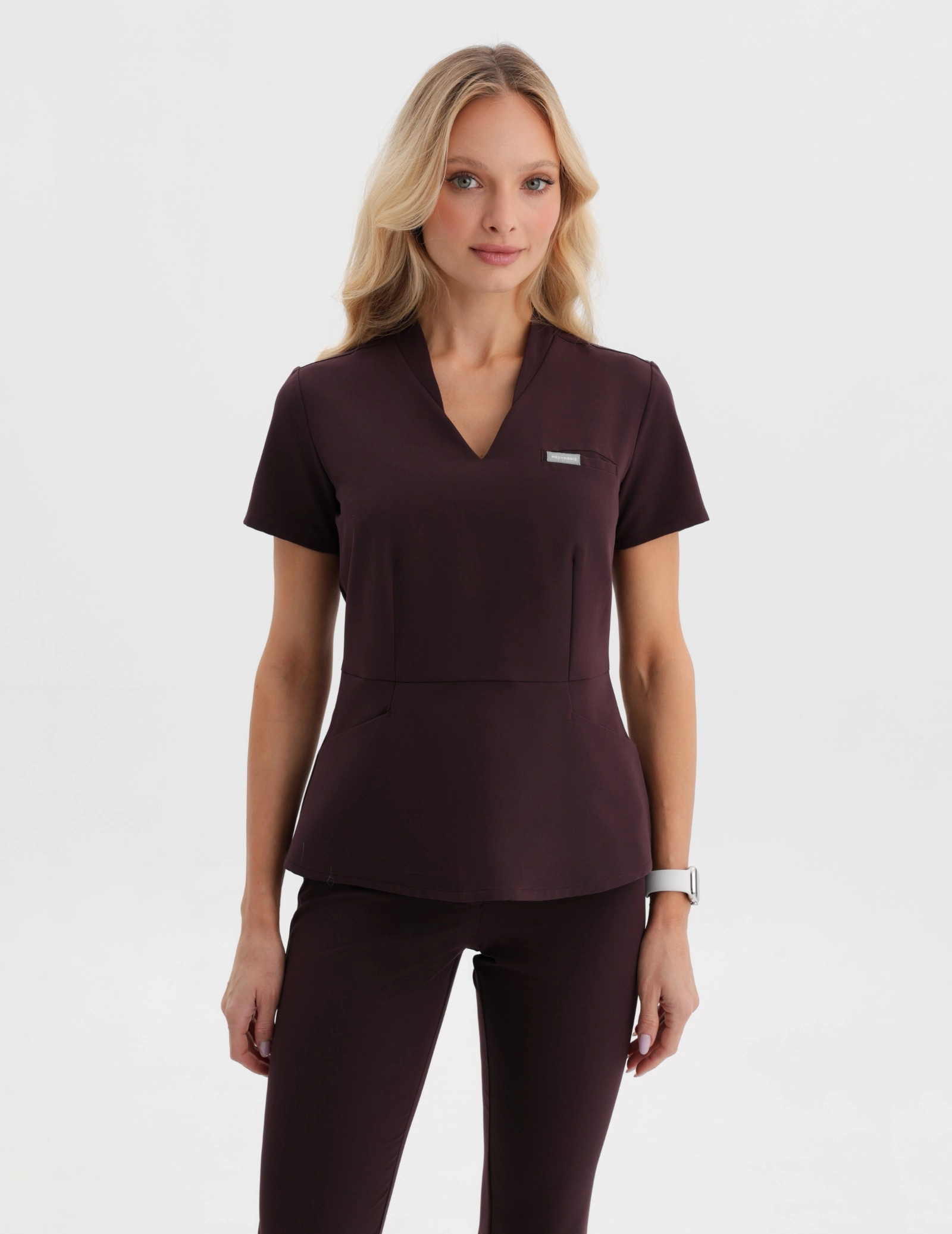 Női Orvosi Felső Kori - DARK CHOCOLATE