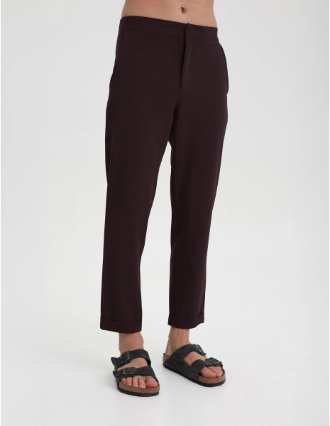 Férfi Orvosi Nadrág Chinos - DARK CHOCOLATE