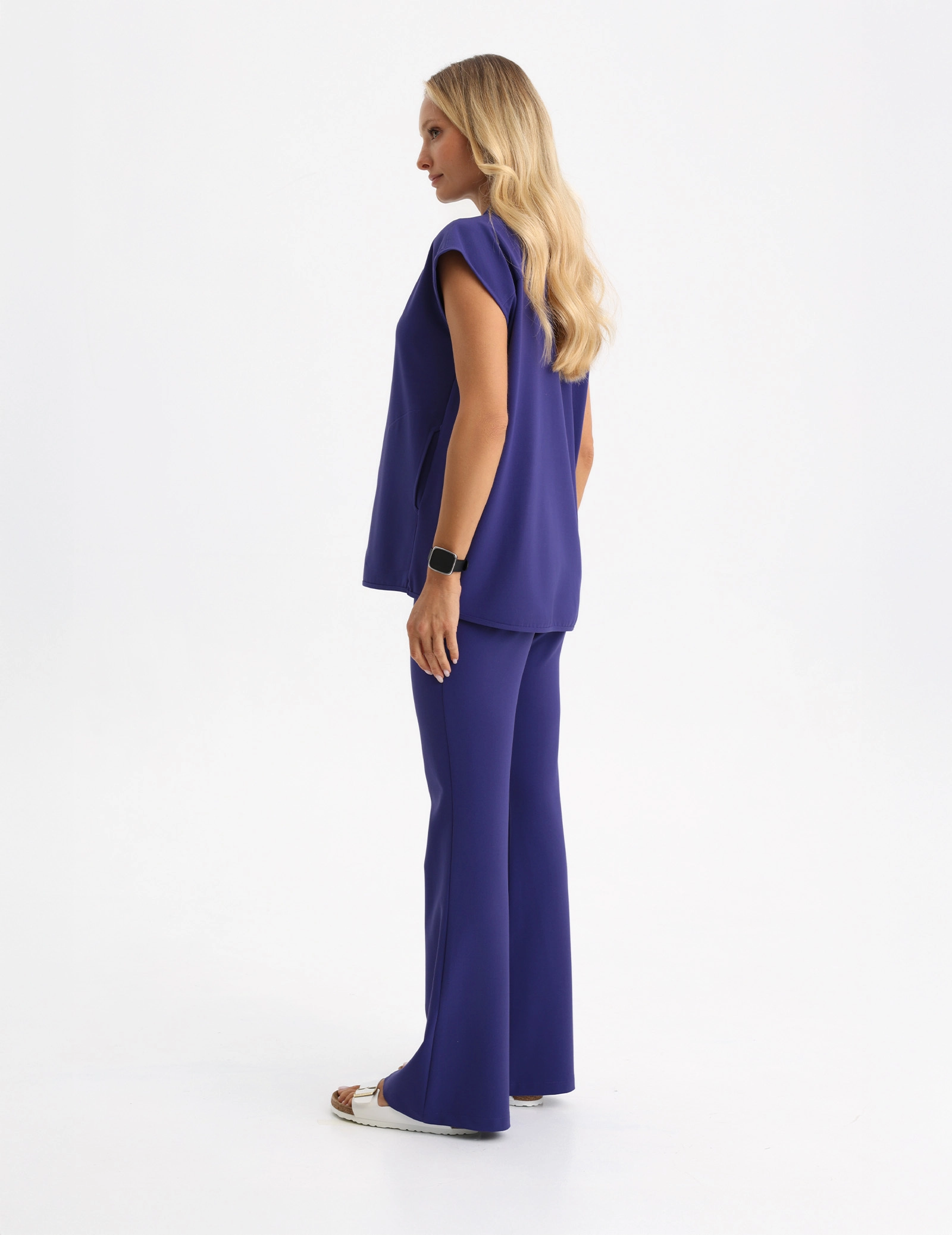 Női Orvosi Nadrág Flare - DUSK