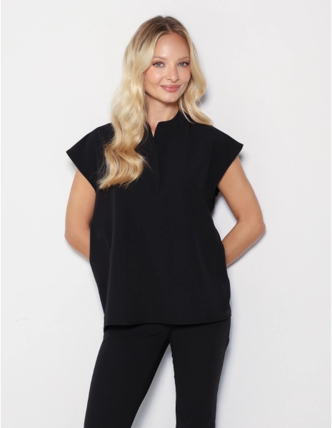 Női Orvosi Felső Khloe - BLACK