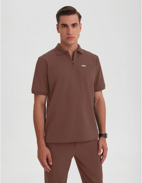Férfi Orvosi Galléros Polo...