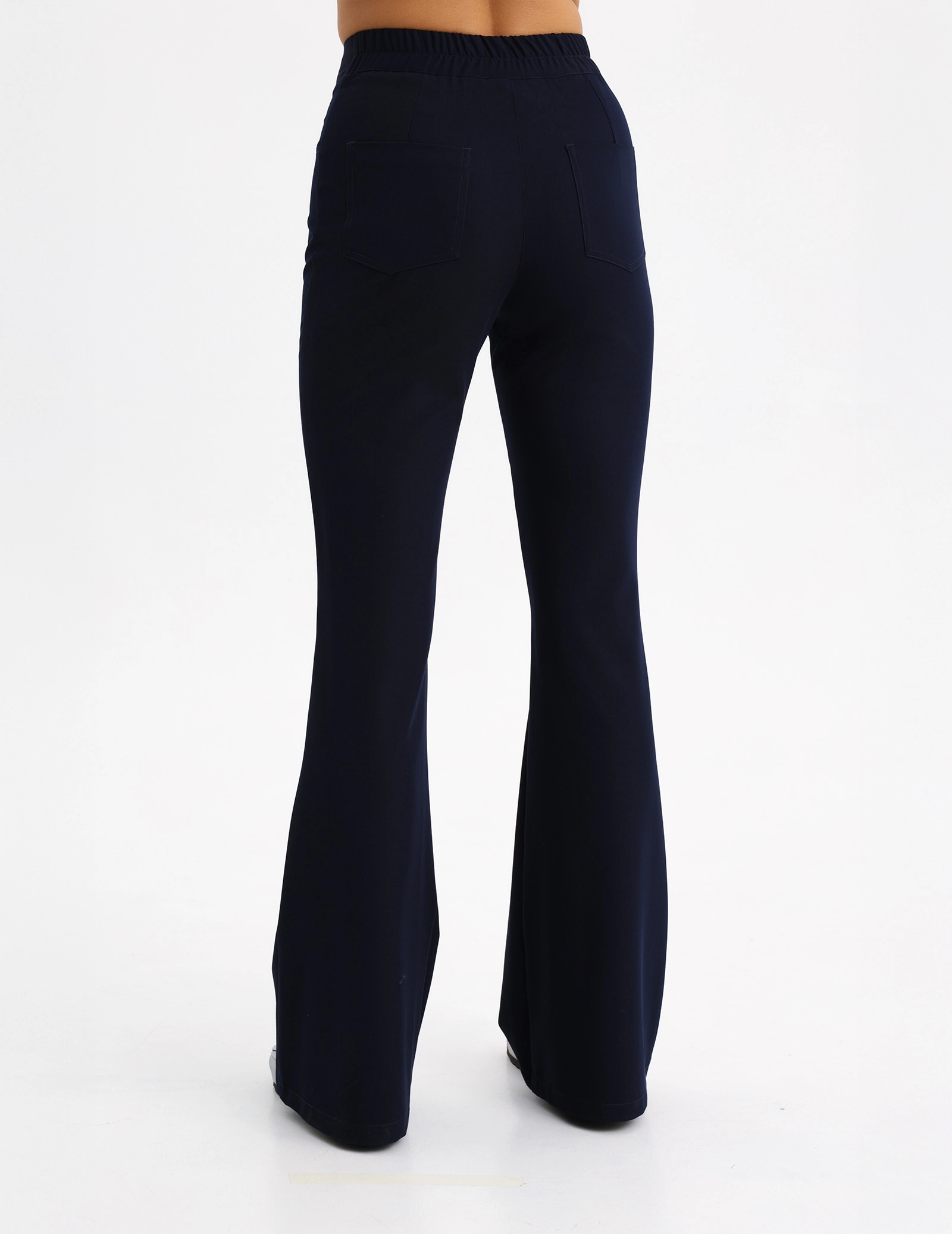 Női Orvosi Nadrág Flare - DARK NAVY