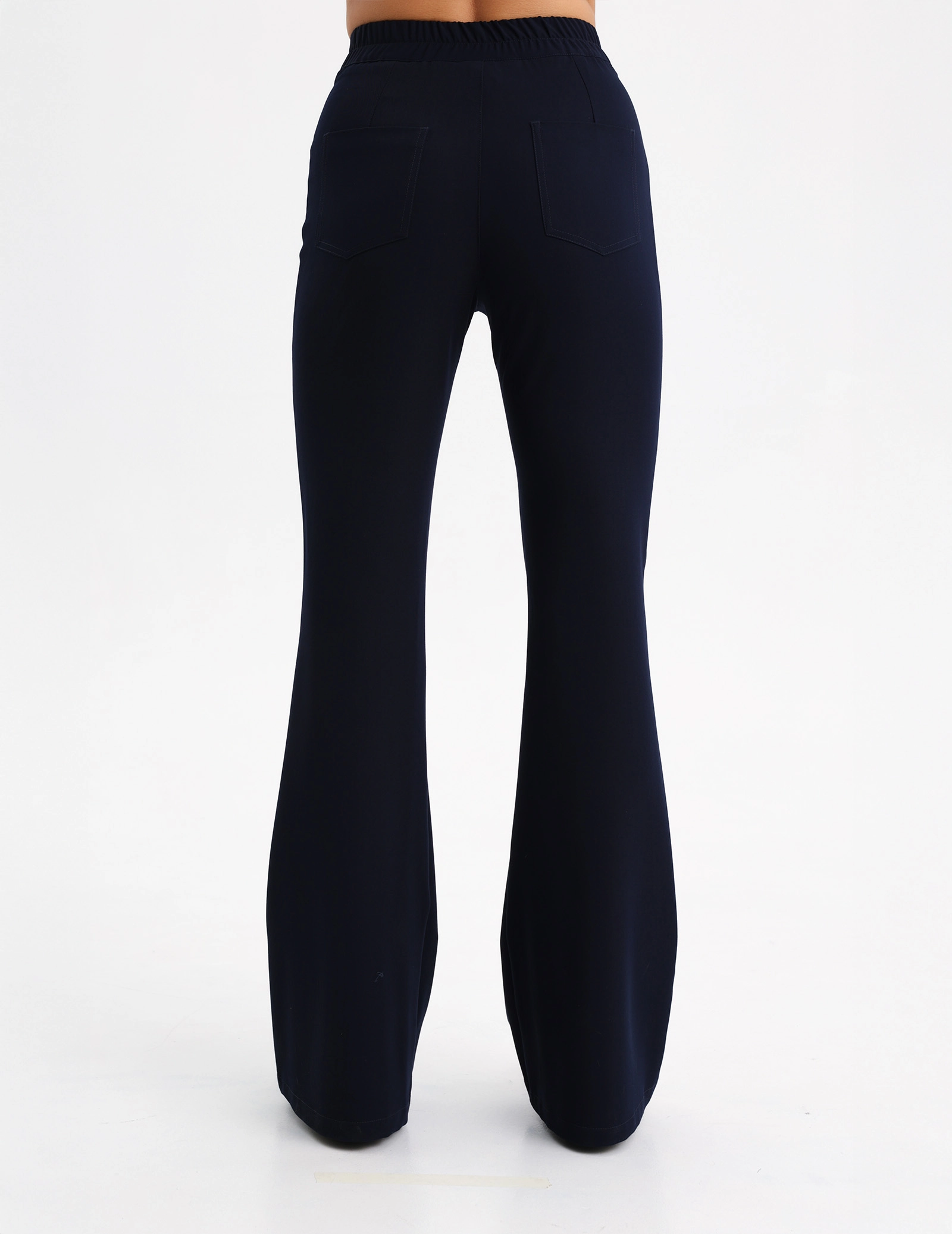 Női Orvosi Nadrág Flare - DARK NAVY