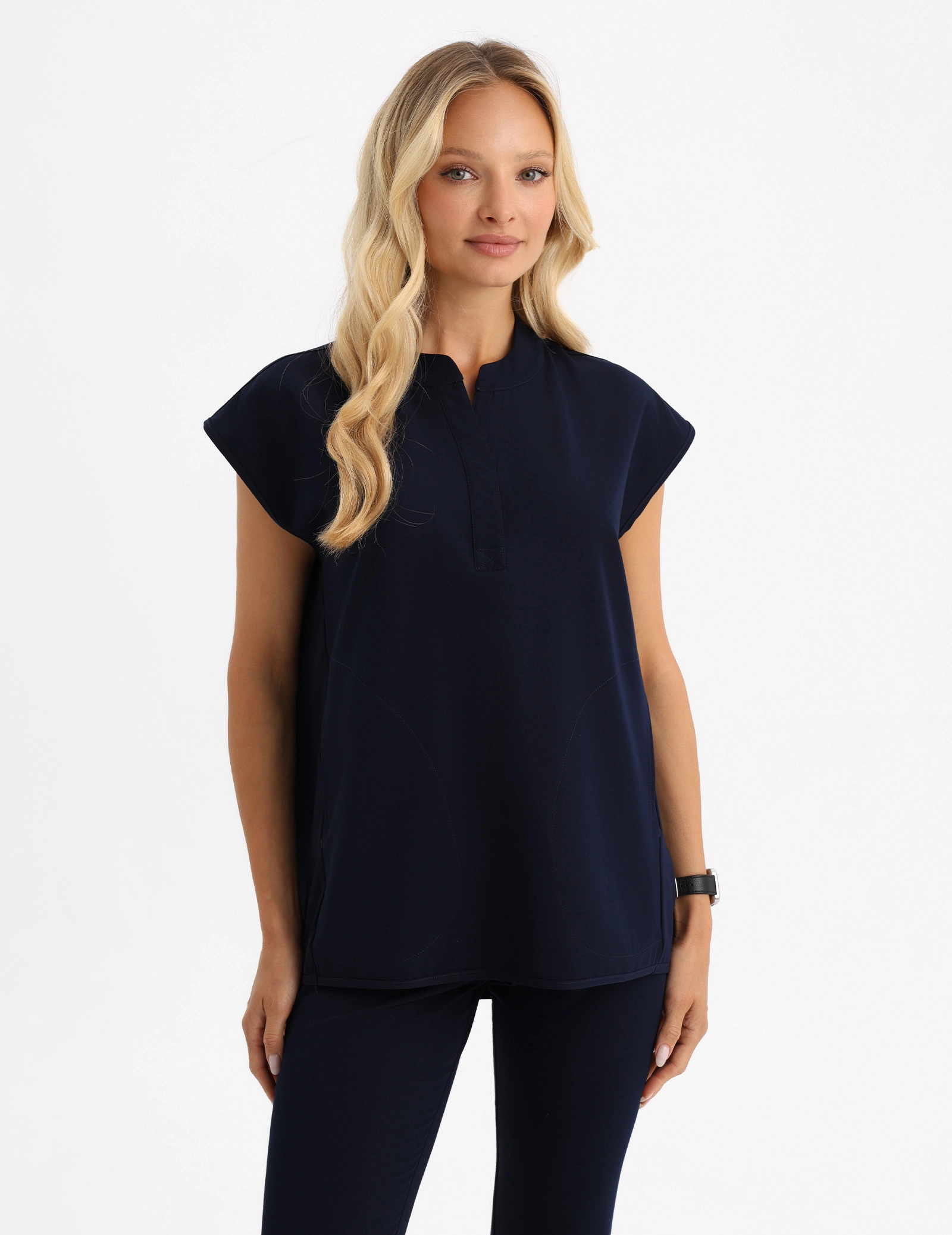 Női Orvosi Felső Khloe - DARK NAVY